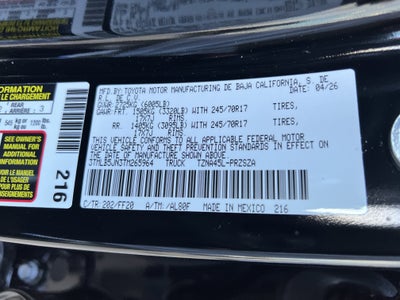 2026 Toyota Tacoma SR5