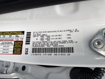 2026 Toyota Tacoma SR5