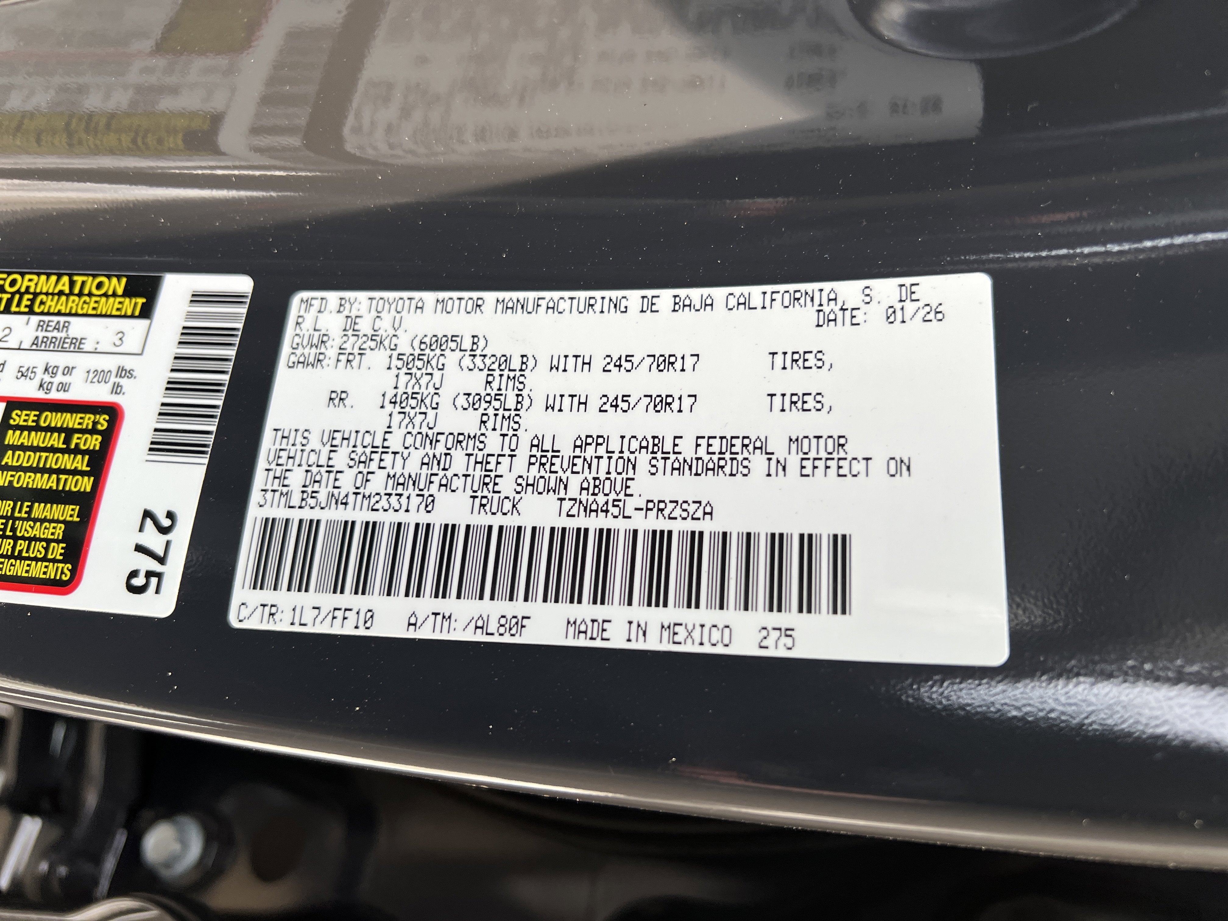 2026 Toyota Tacoma SR5