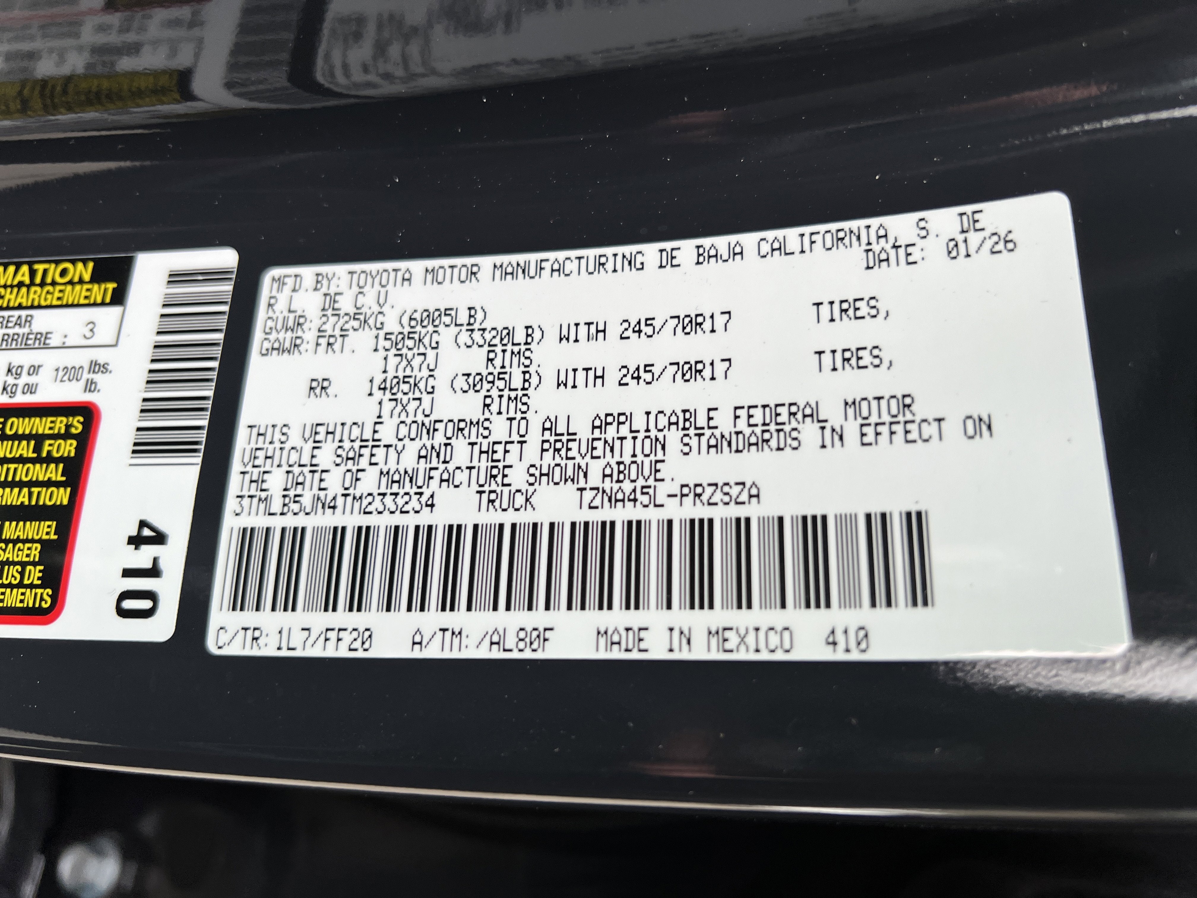 2026 Toyota Tacoma SR5