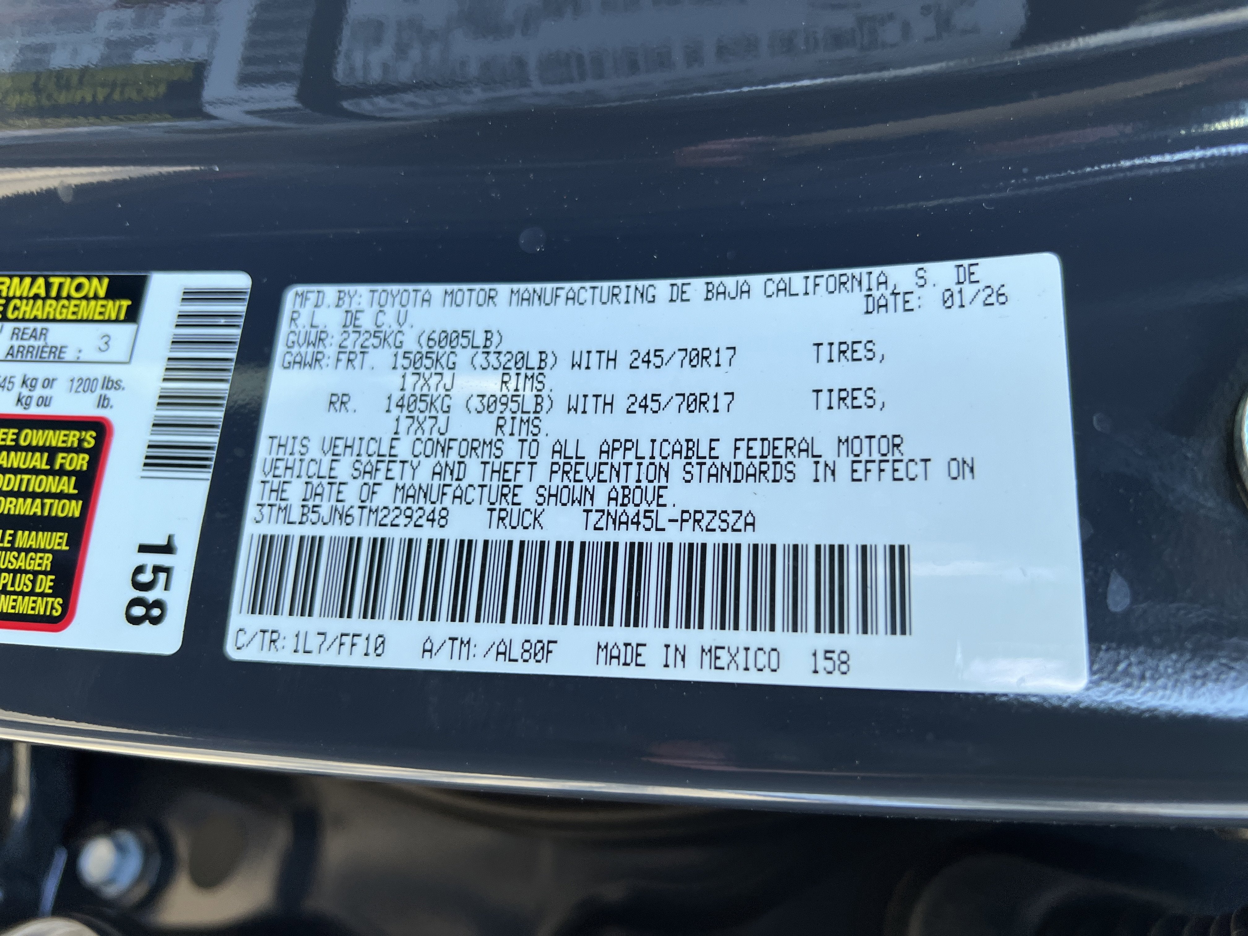 2026 Toyota Tacoma SR5