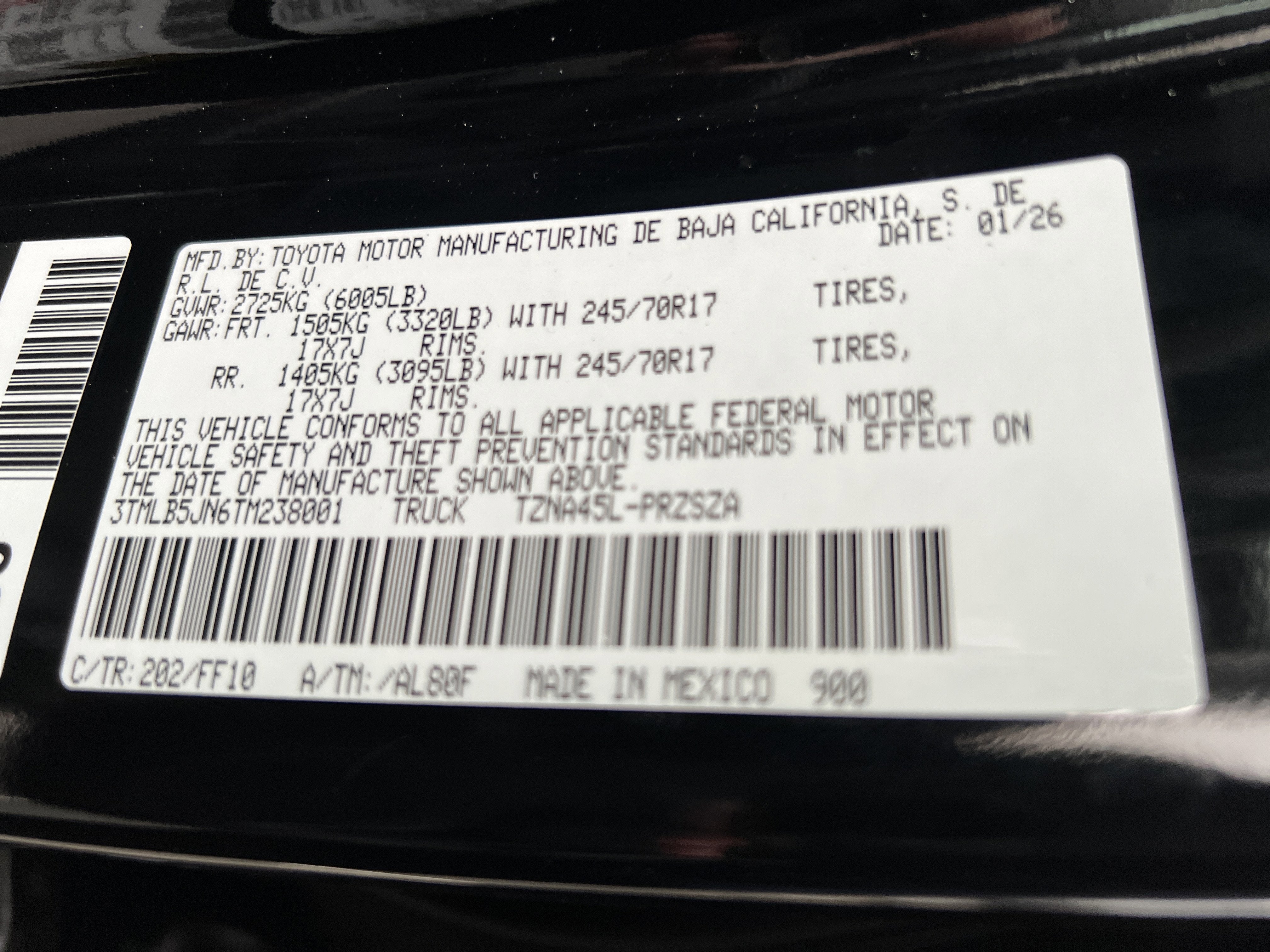 2026 Toyota Tacoma SR5