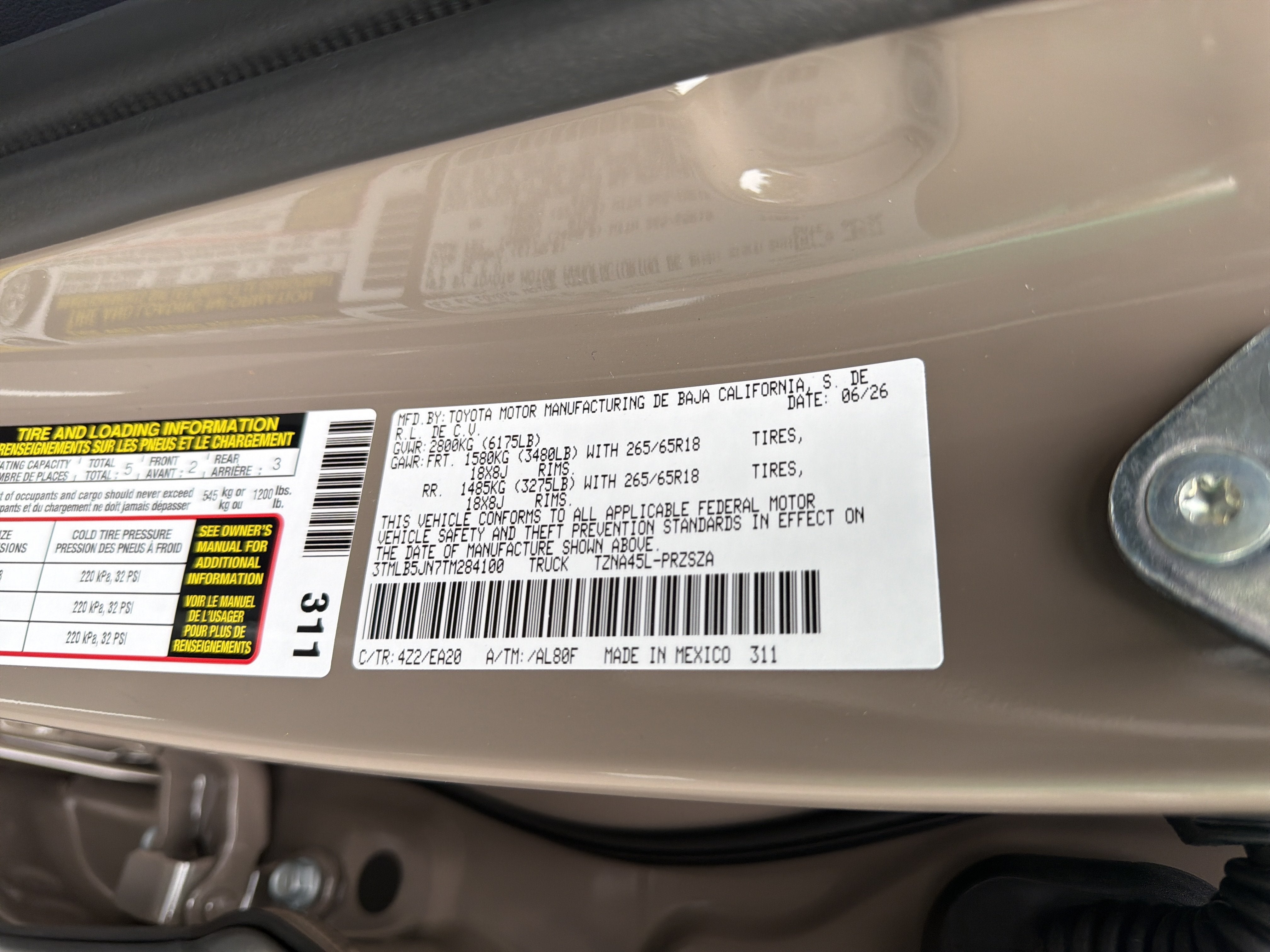 2026 Toyota Tacoma TRD Sport