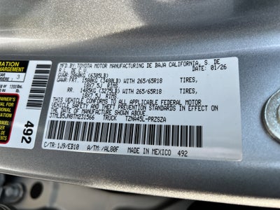 2026 Toyota Tacoma Limited