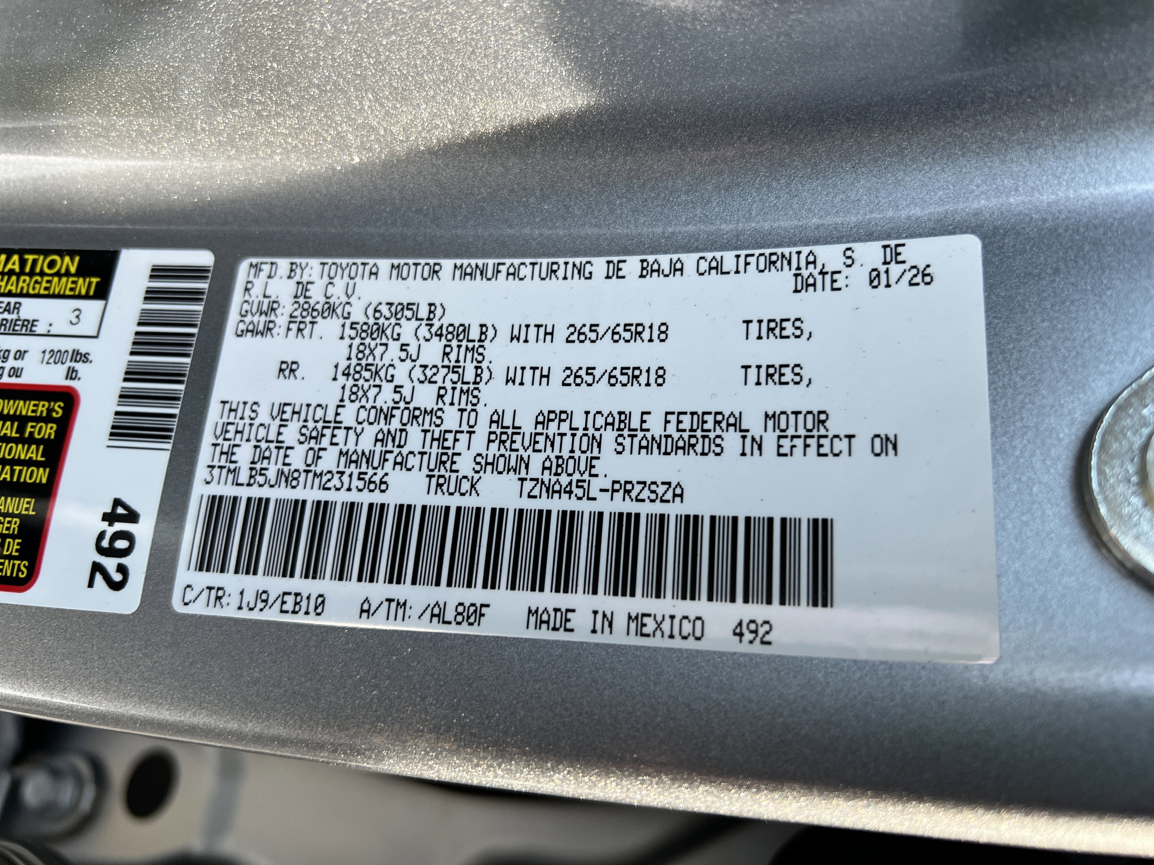 2026 Toyota Tacoma Limited