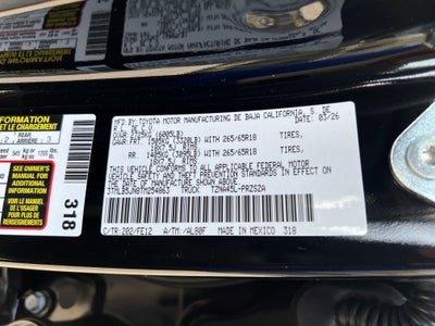 2026 Toyota Tacoma TRD Sport