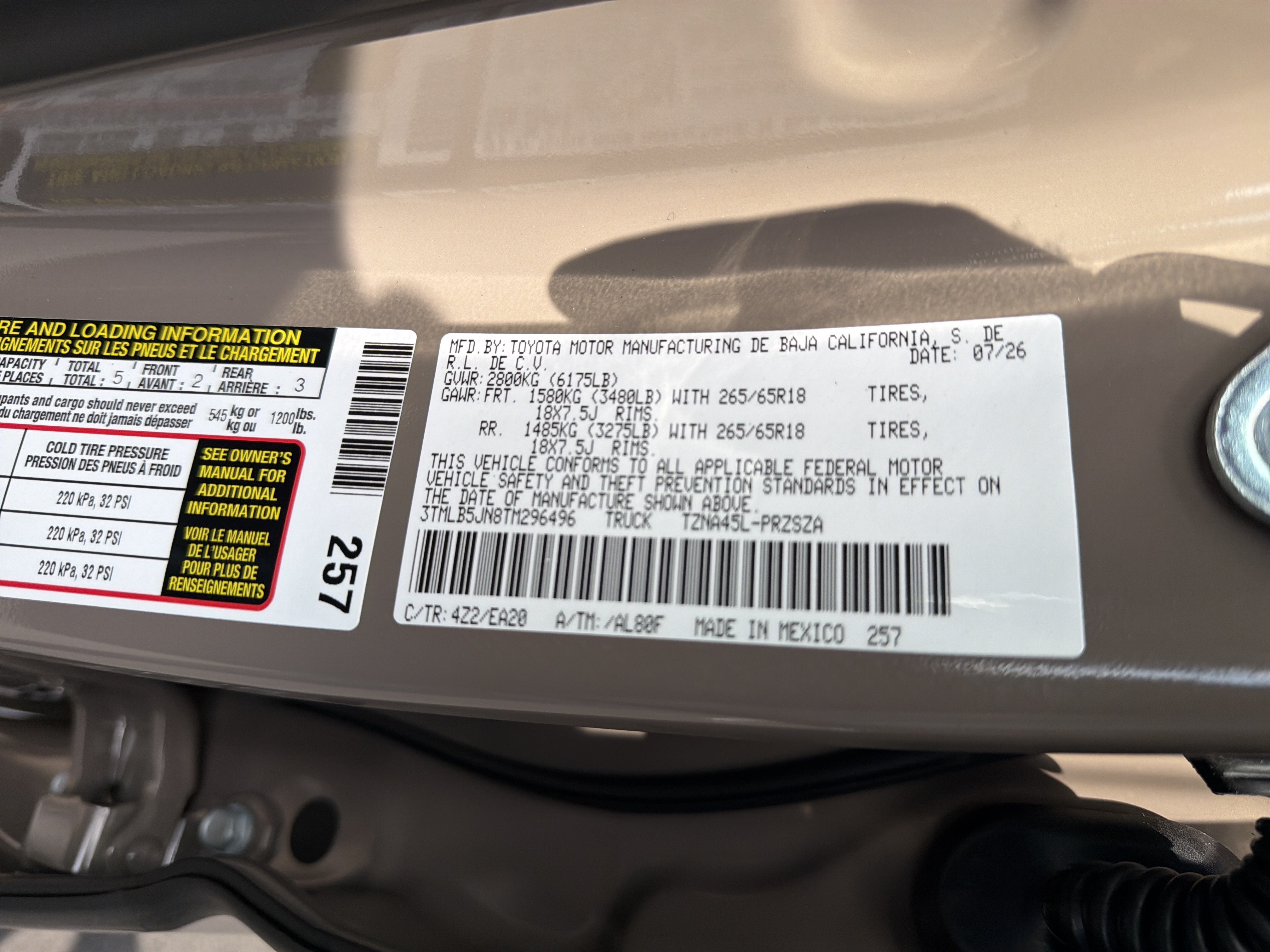 2026 Toyota Tacoma TRD Sport