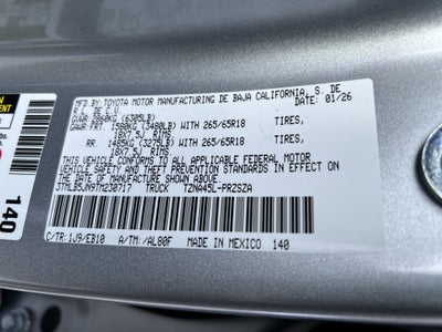 2026 Toyota Tacoma Limited