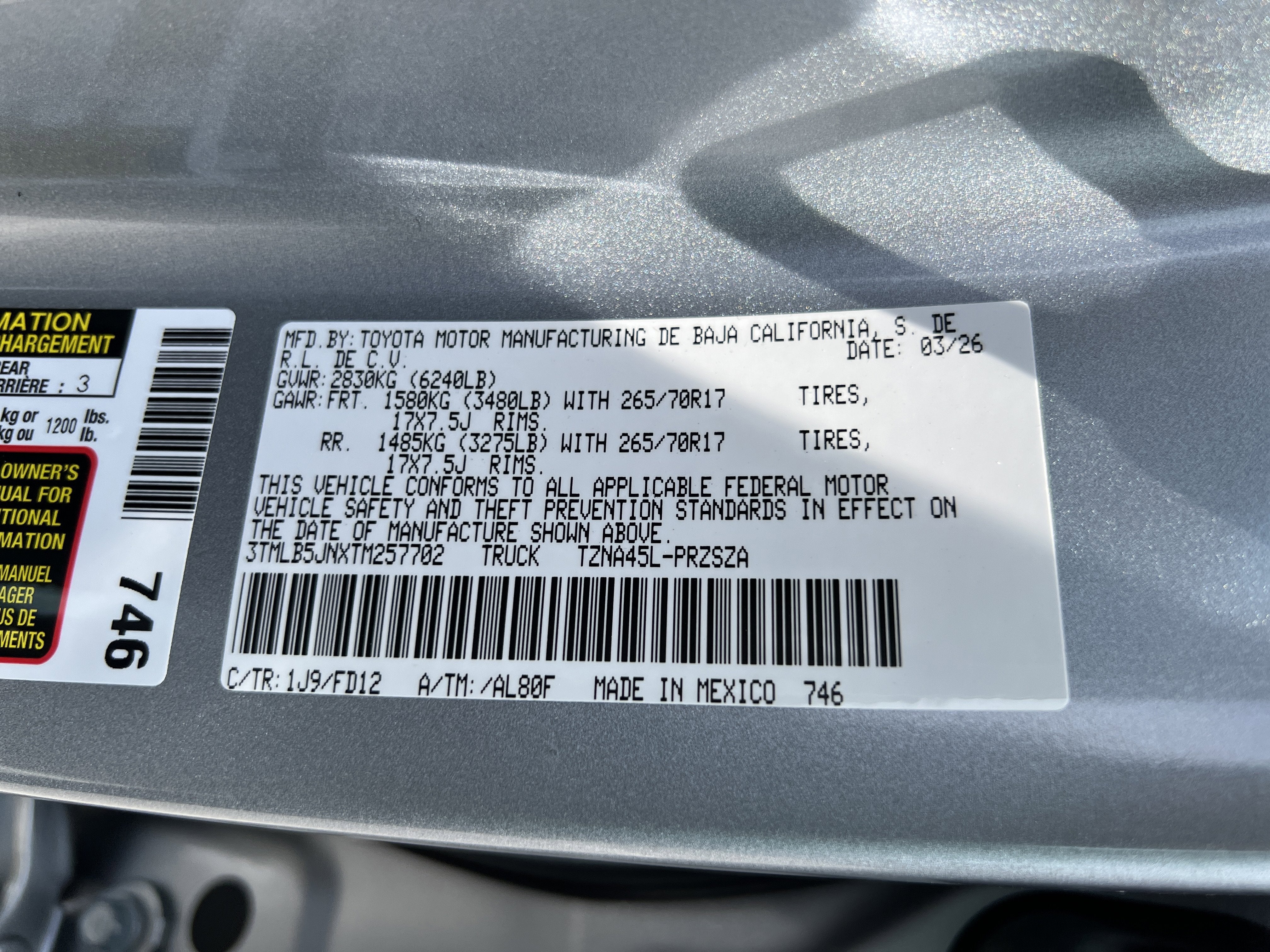 2026 Toyota Tacoma TRD Off-Road