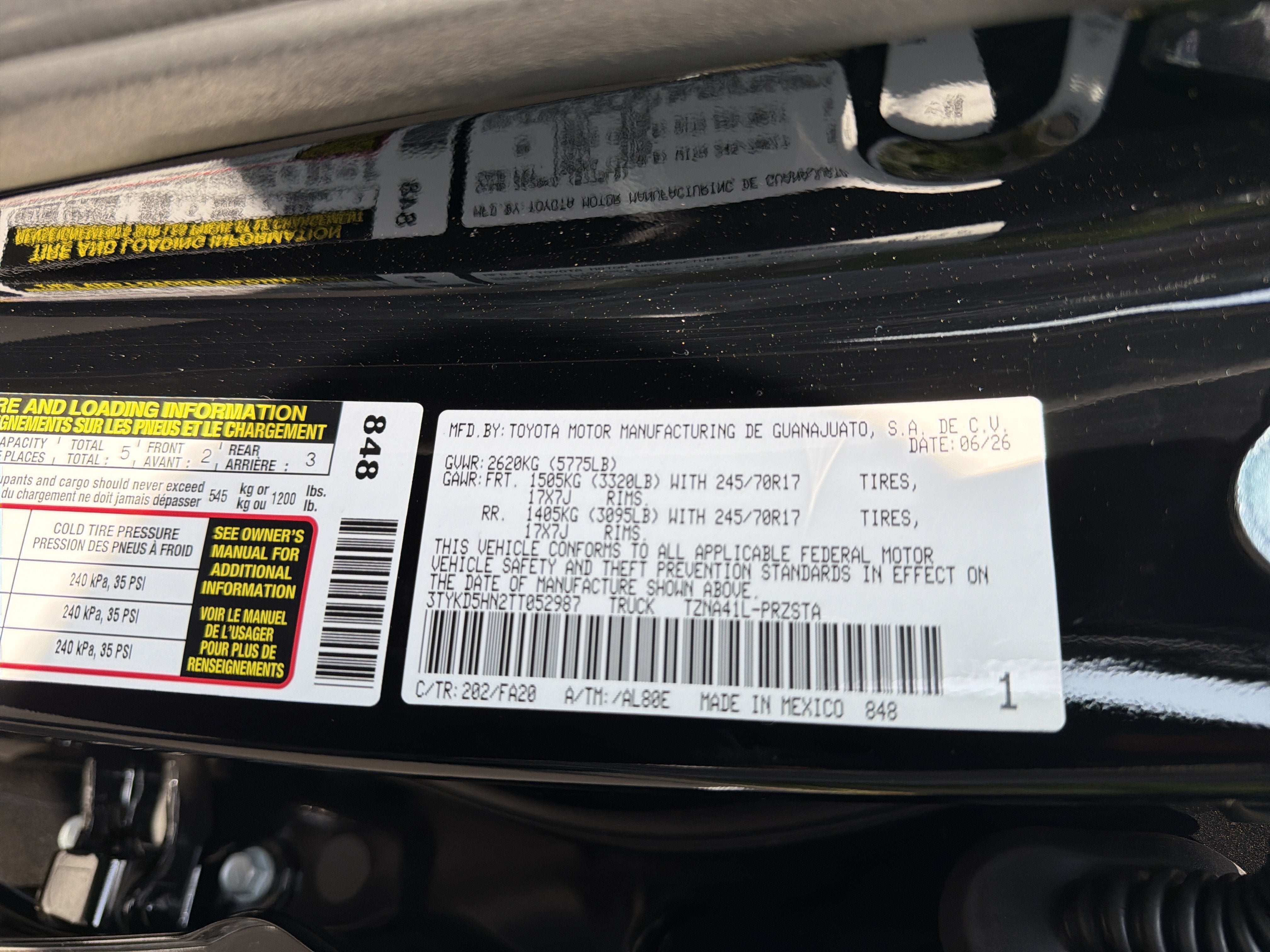 2026 Toyota Tacoma SR