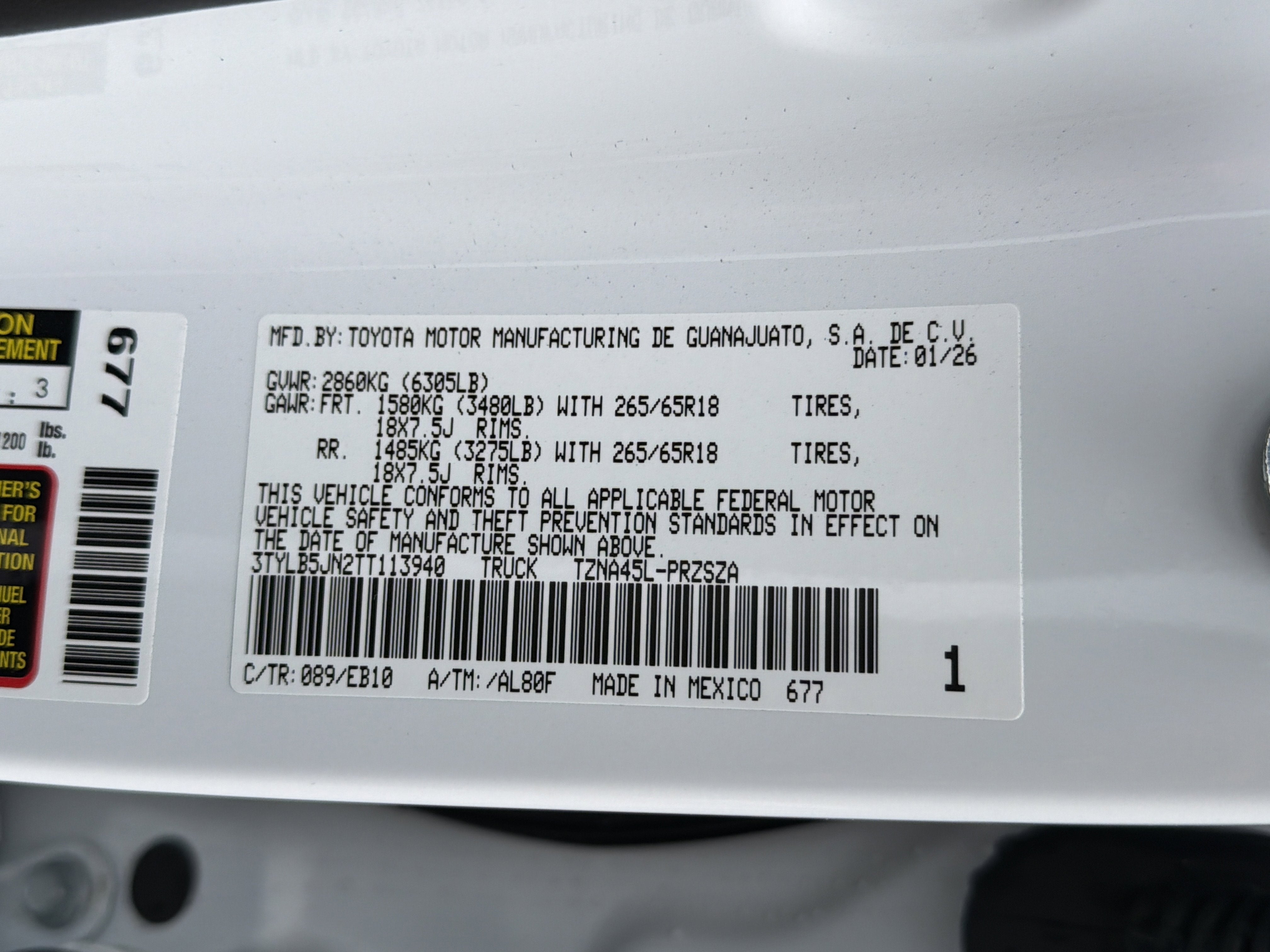 2026 Toyota Tacoma Limited