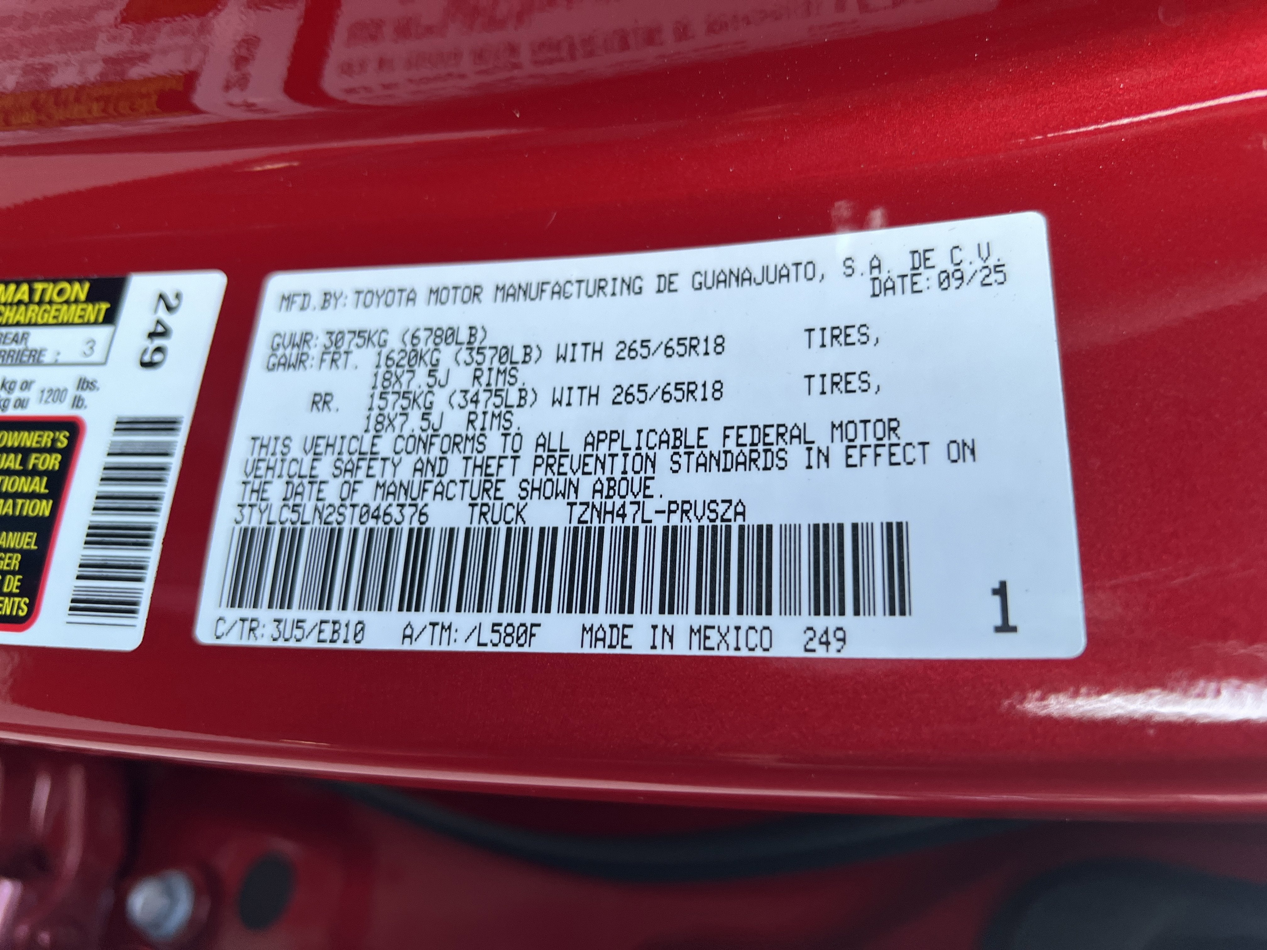 2025 Toyota Tacoma i-FORCE MAX Tacoma Limited