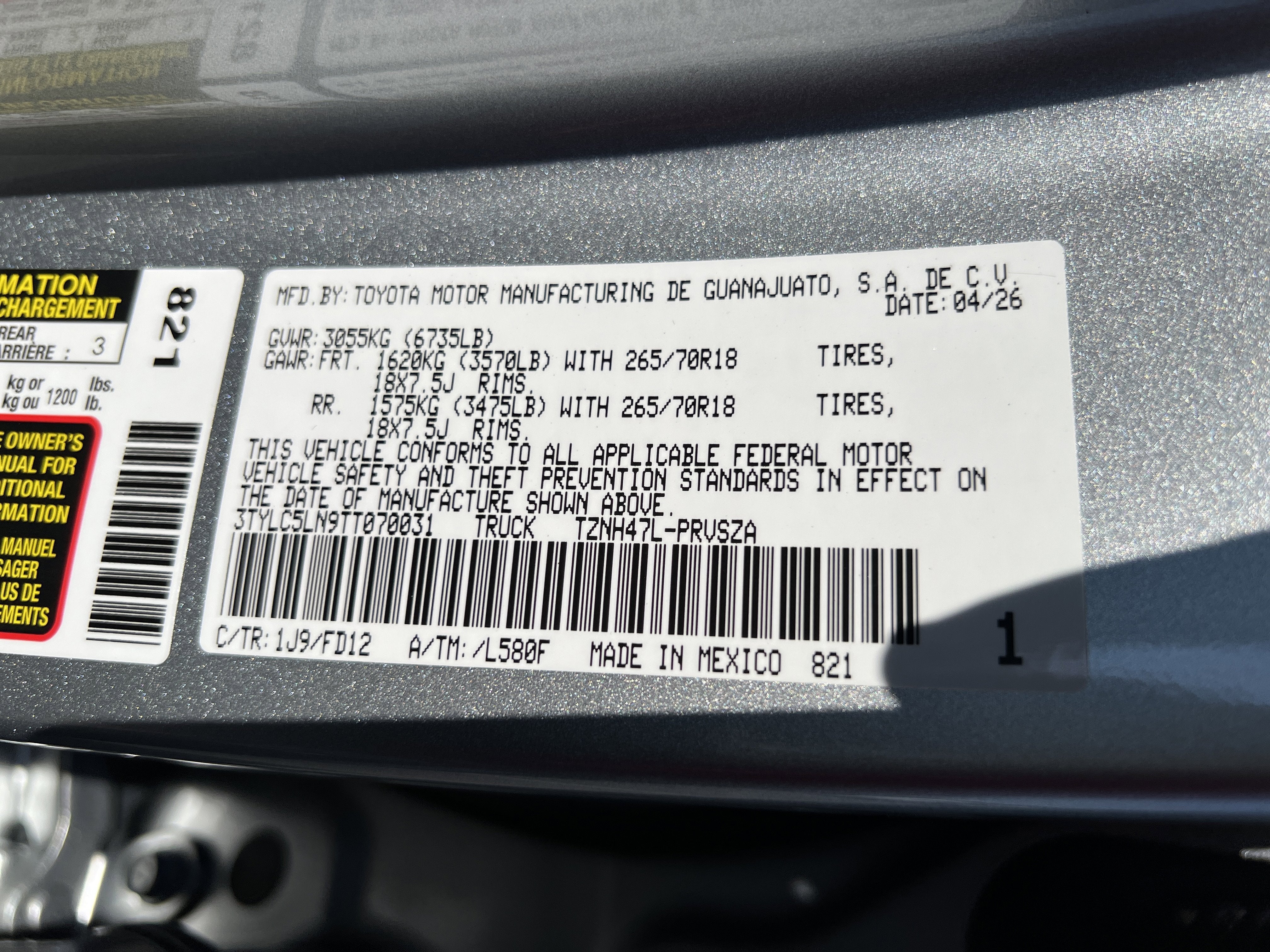 2026 Toyota Tacoma i-FORCE MAX Tacoma TRD Off-Road