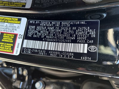 2026 Toyota Camry SE