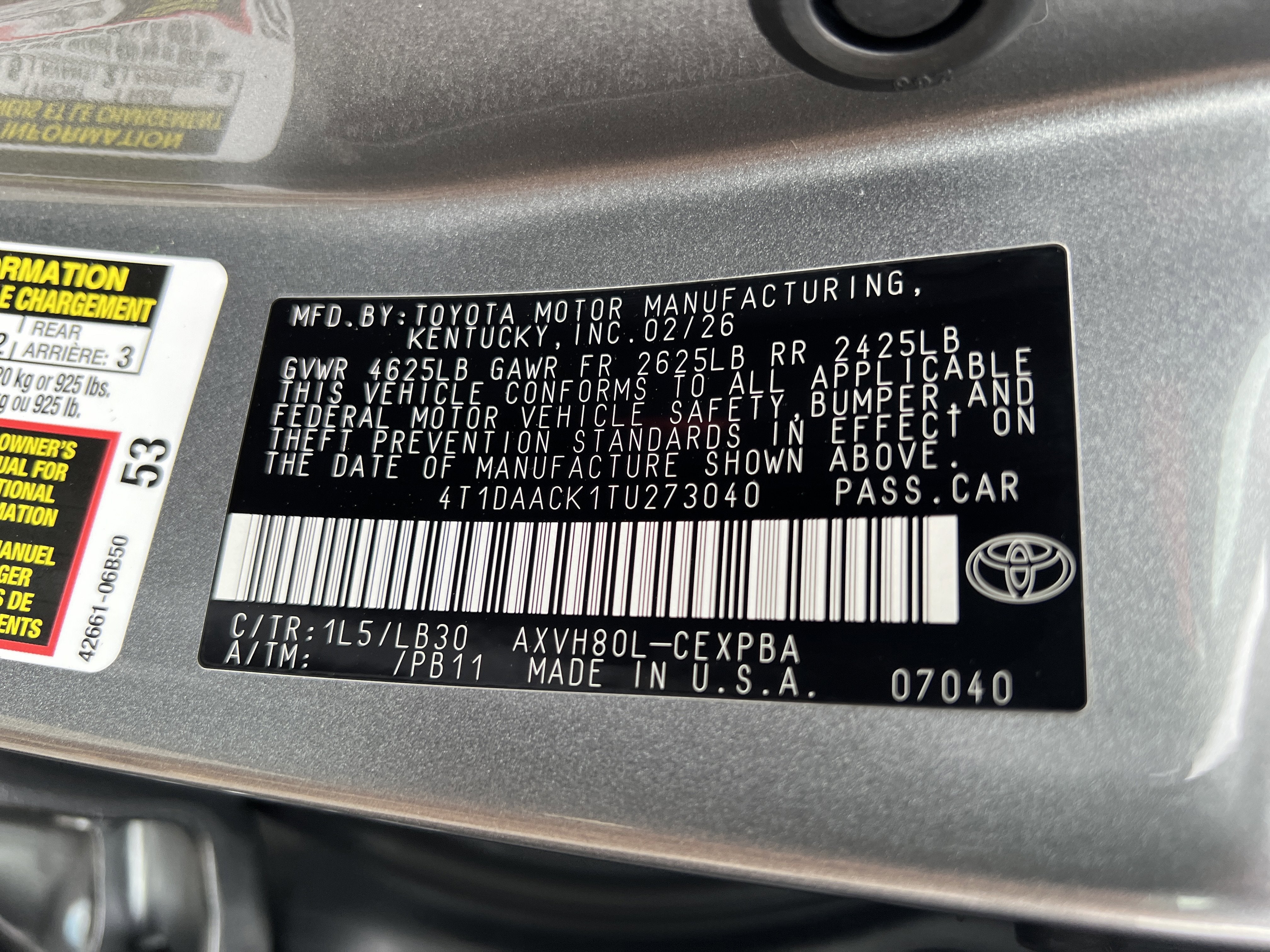 2026 Toyota Camry XSE