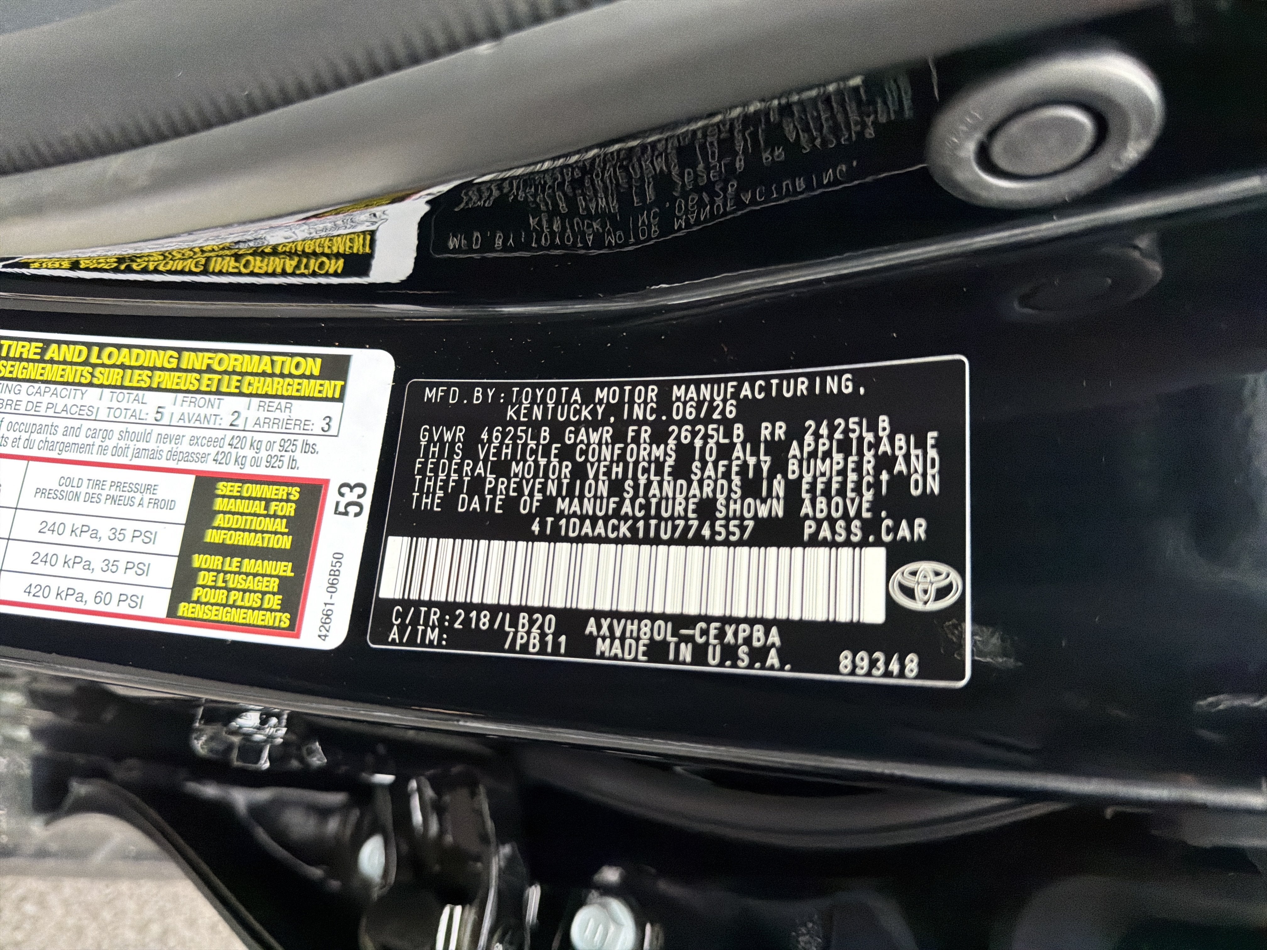 2026 Toyota Camry XSE