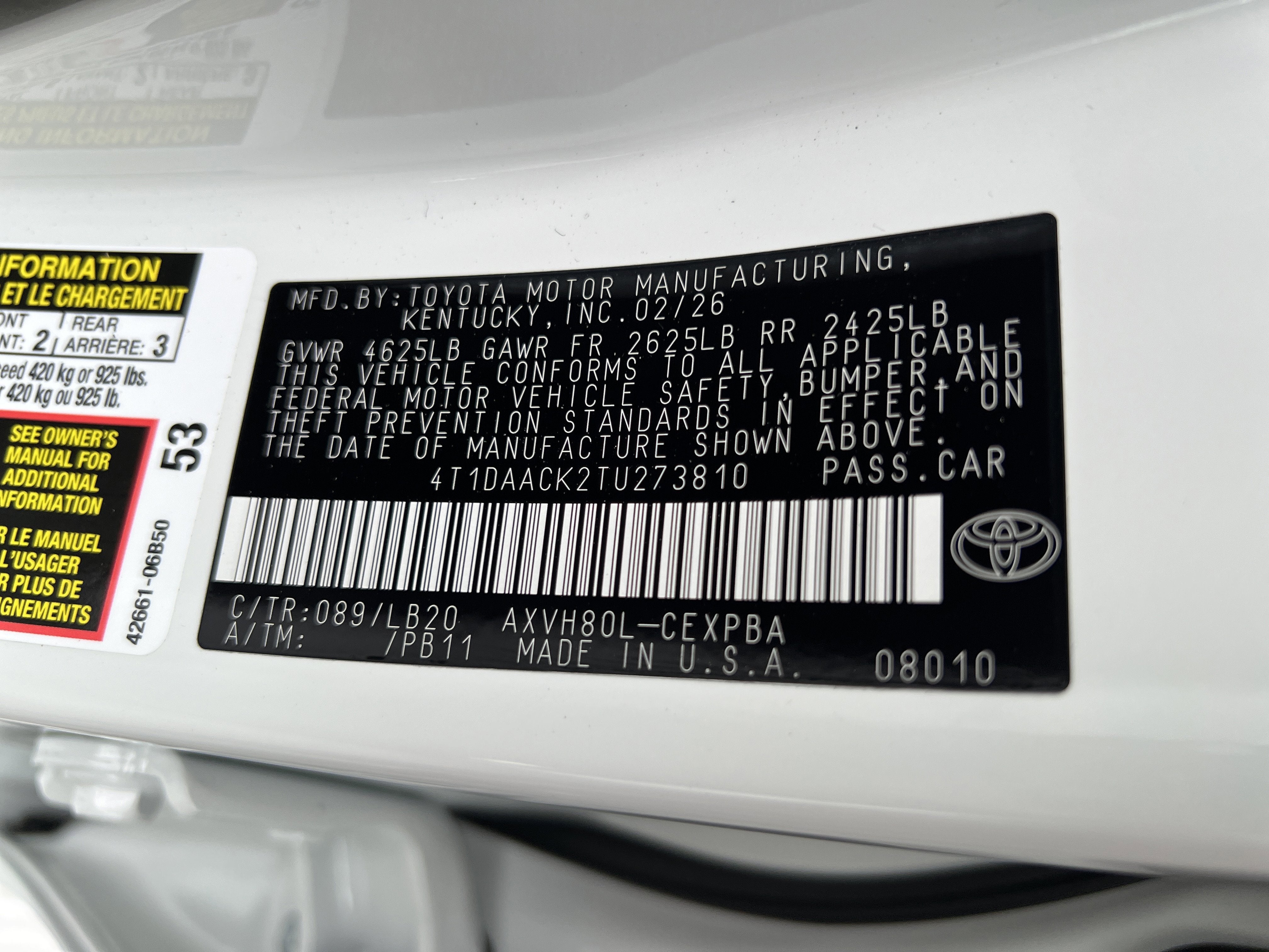 2026 Toyota Camry XSE