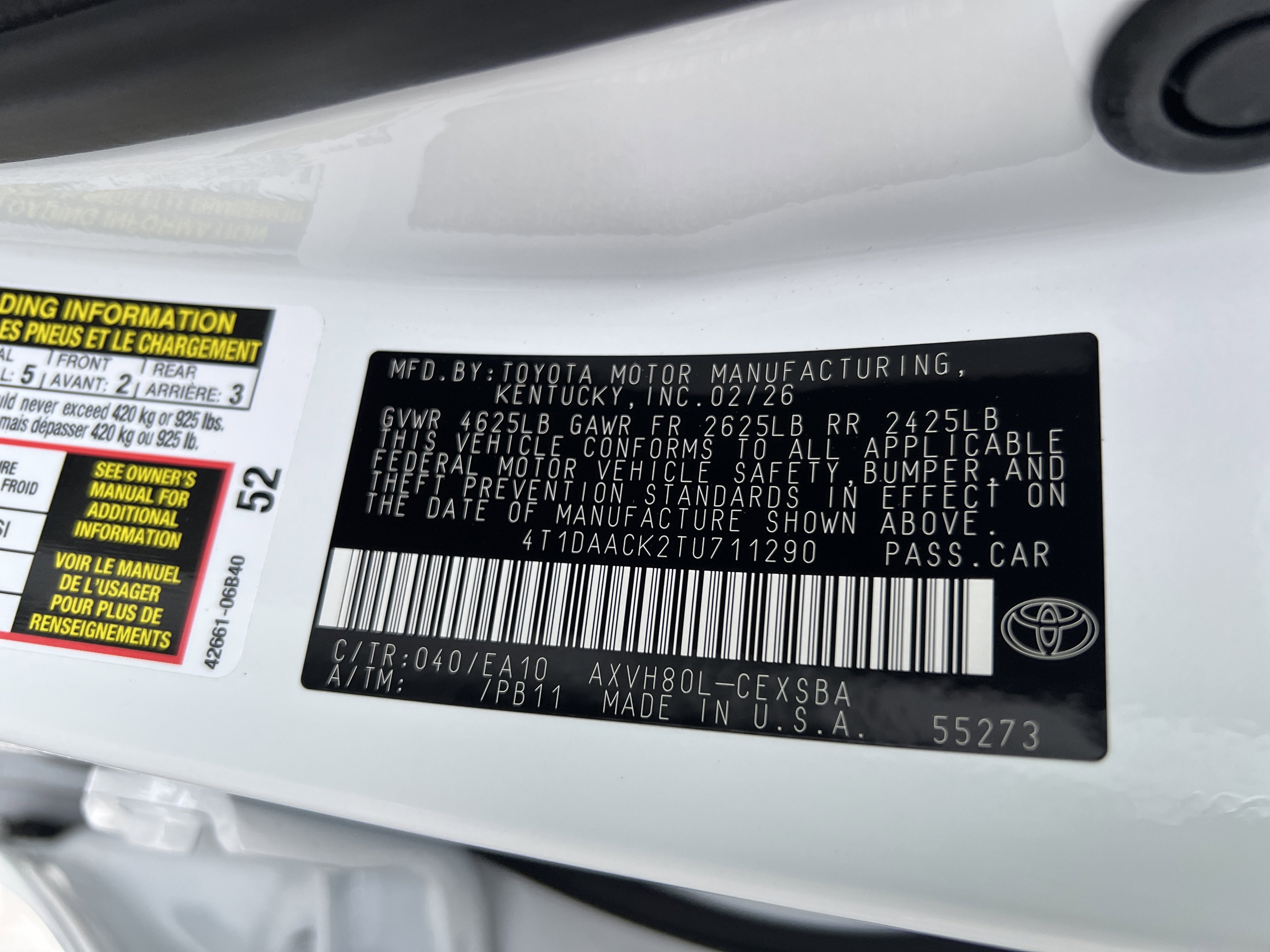 2026 Toyota Camry SE