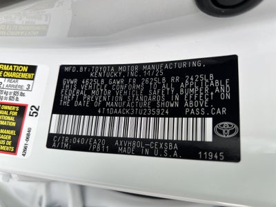 2026 Toyota Camry SE