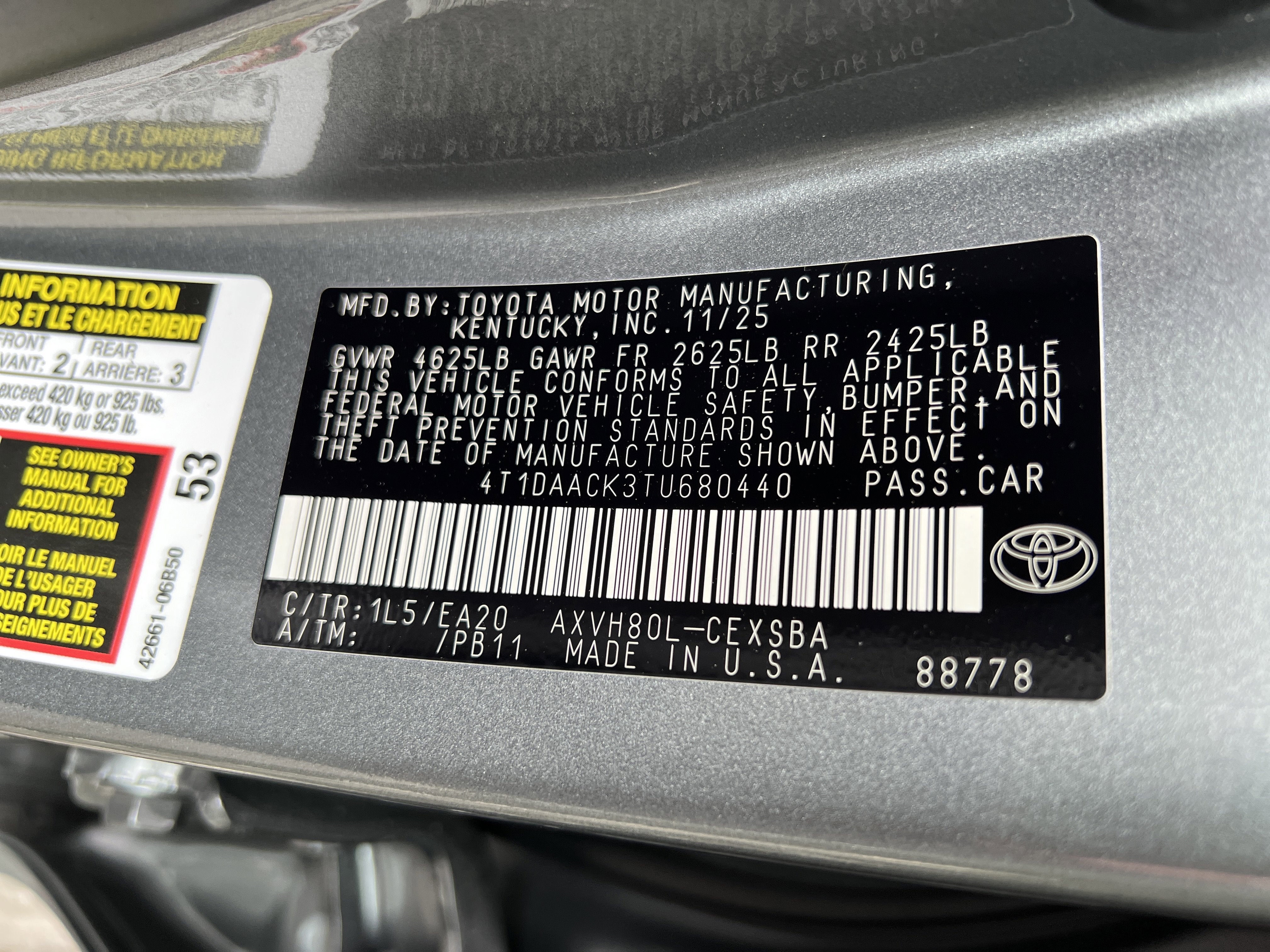 2026 Toyota Camry SE