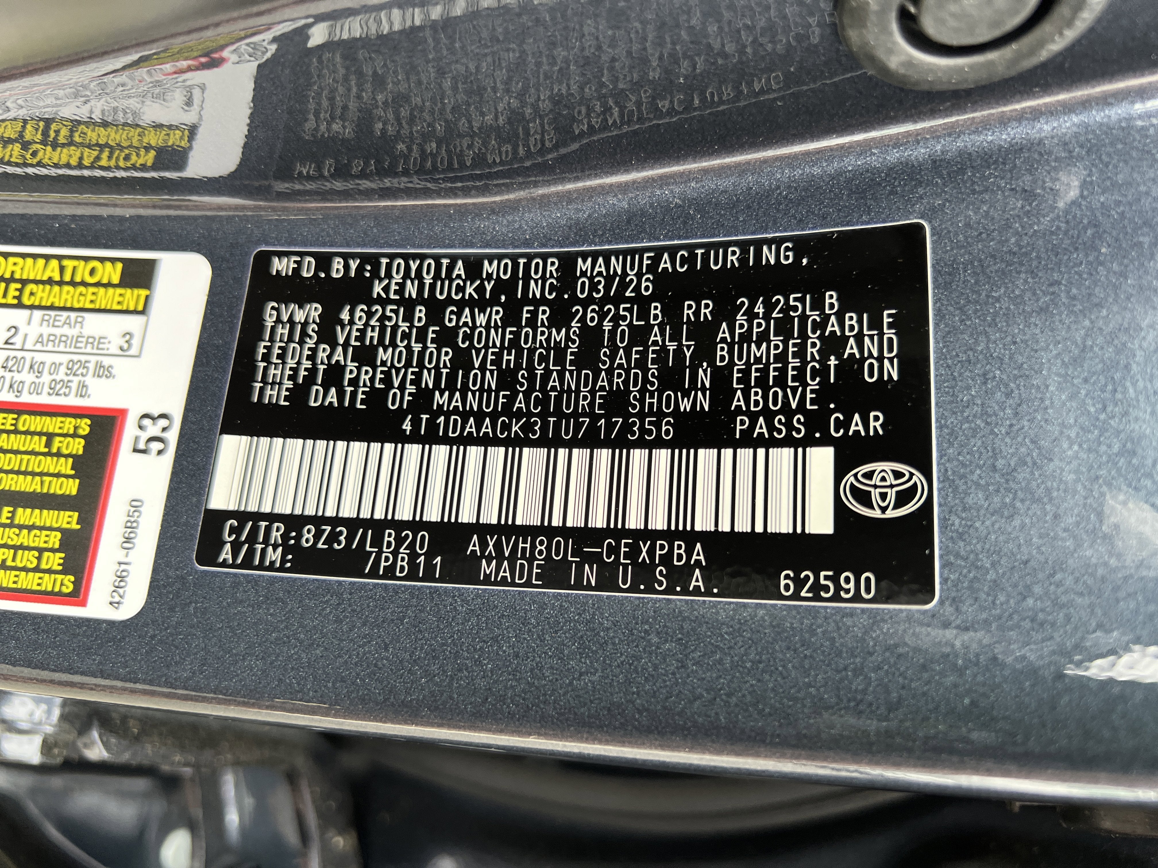 2026 Toyota Camry XSE