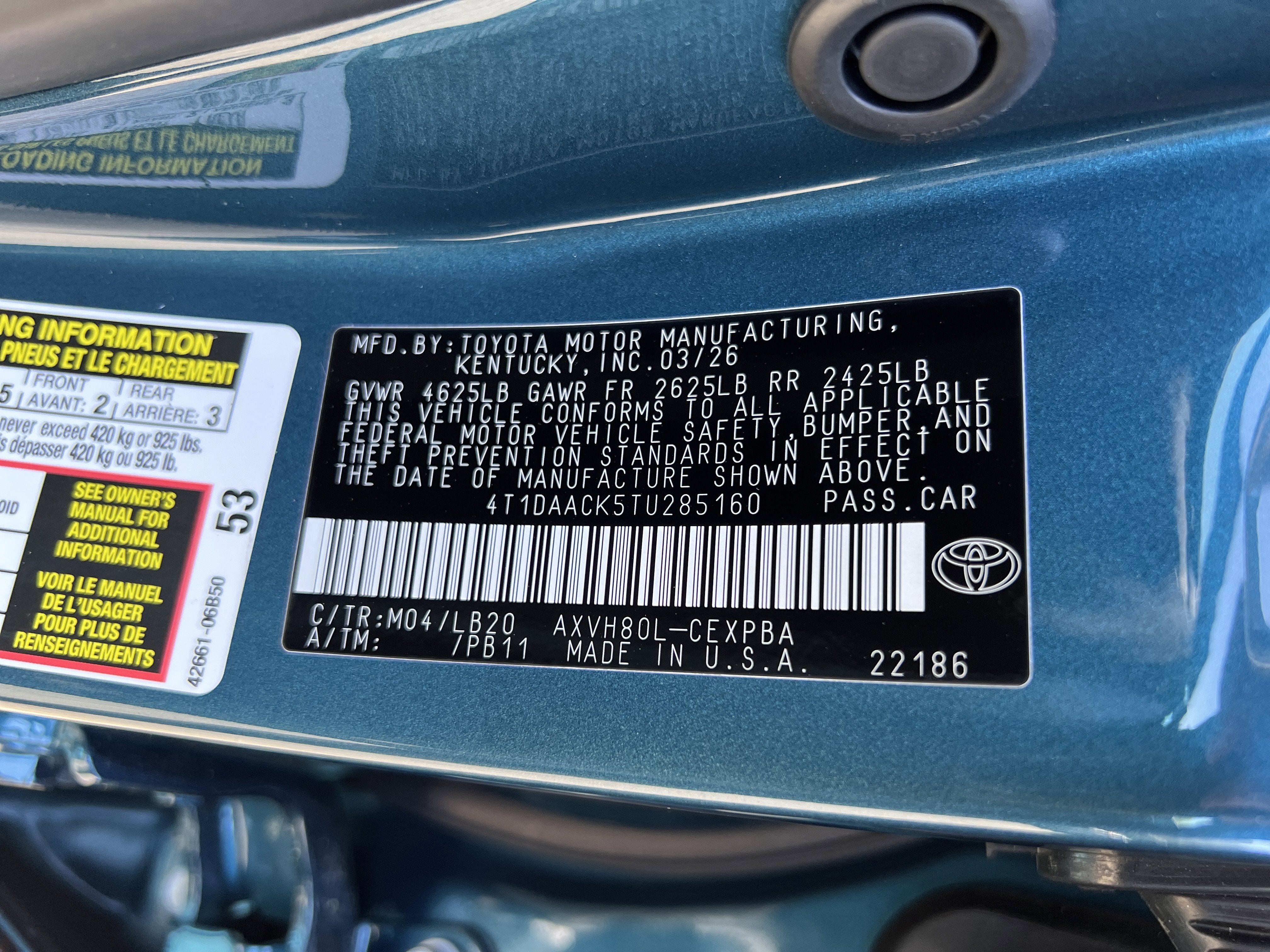 2026 Toyota Camry XSE