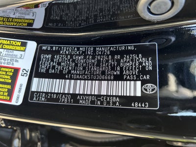 2026 Toyota Camry SE