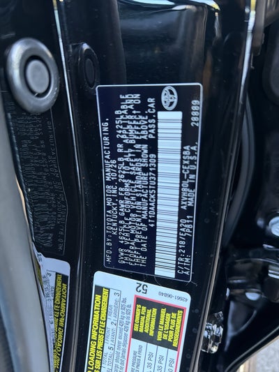 2026 Toyota Camry SE