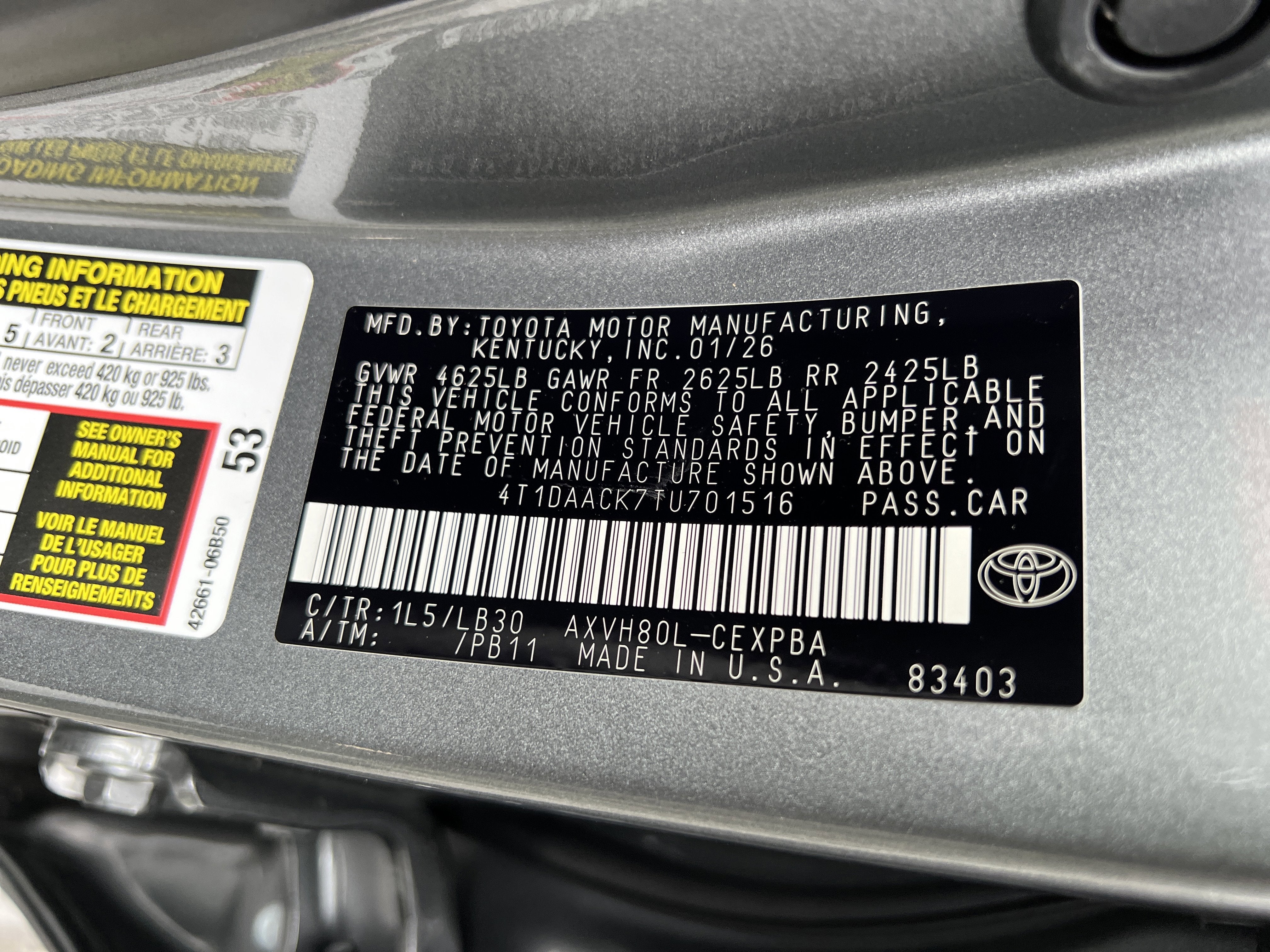 2026 Toyota Camry XSE