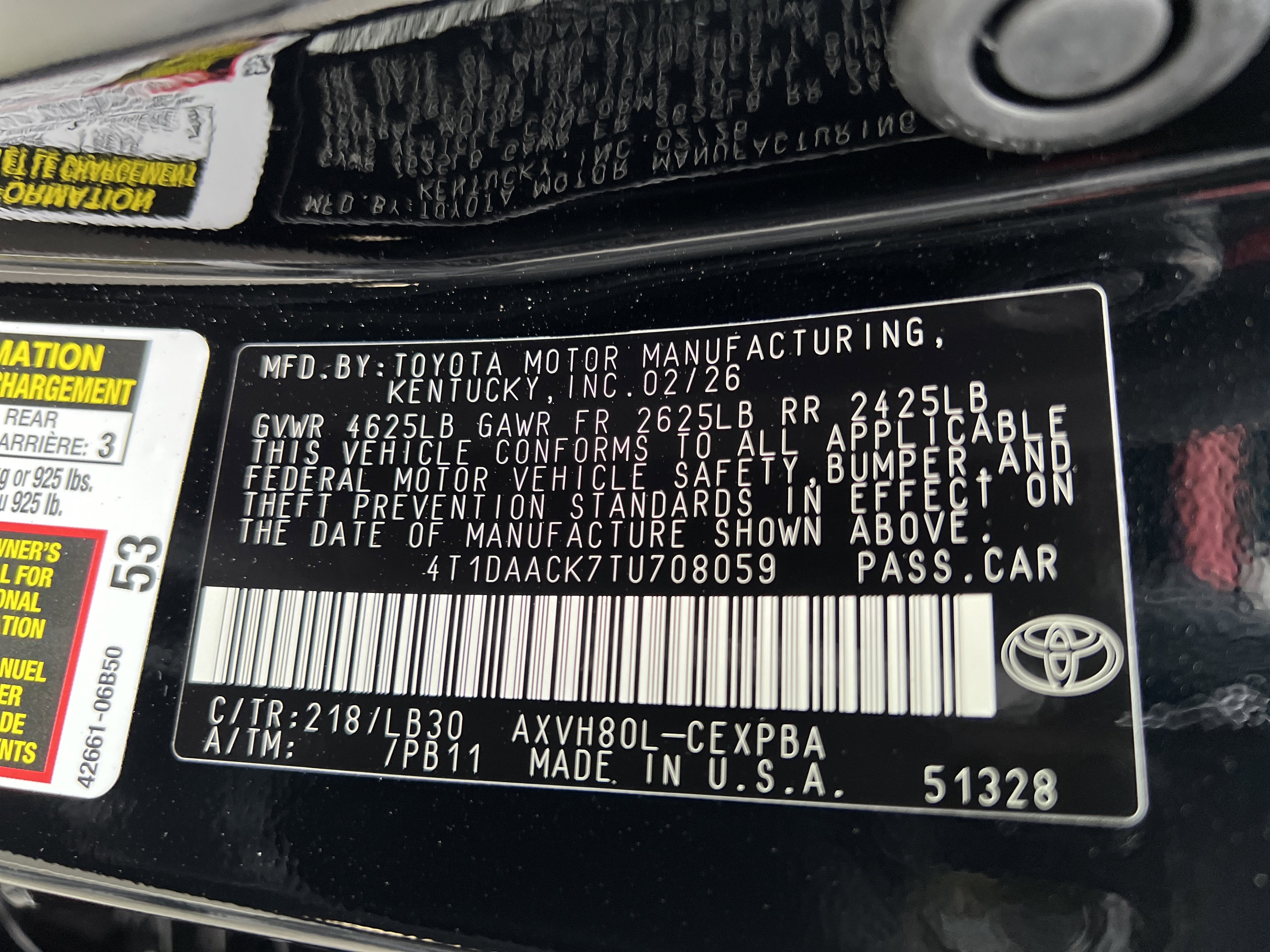 2026 Toyota Camry XSE