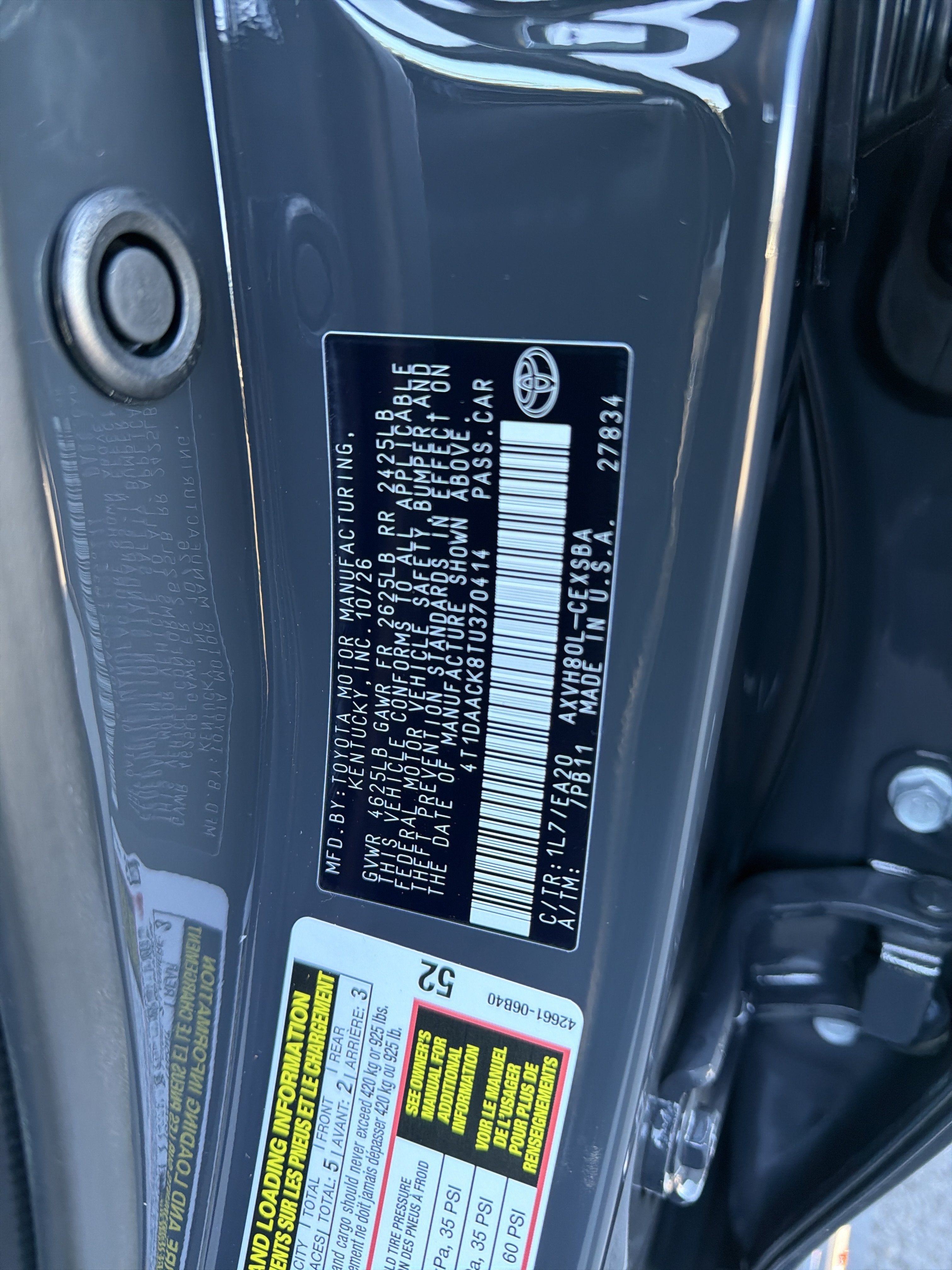 2026 Toyota Camry SE