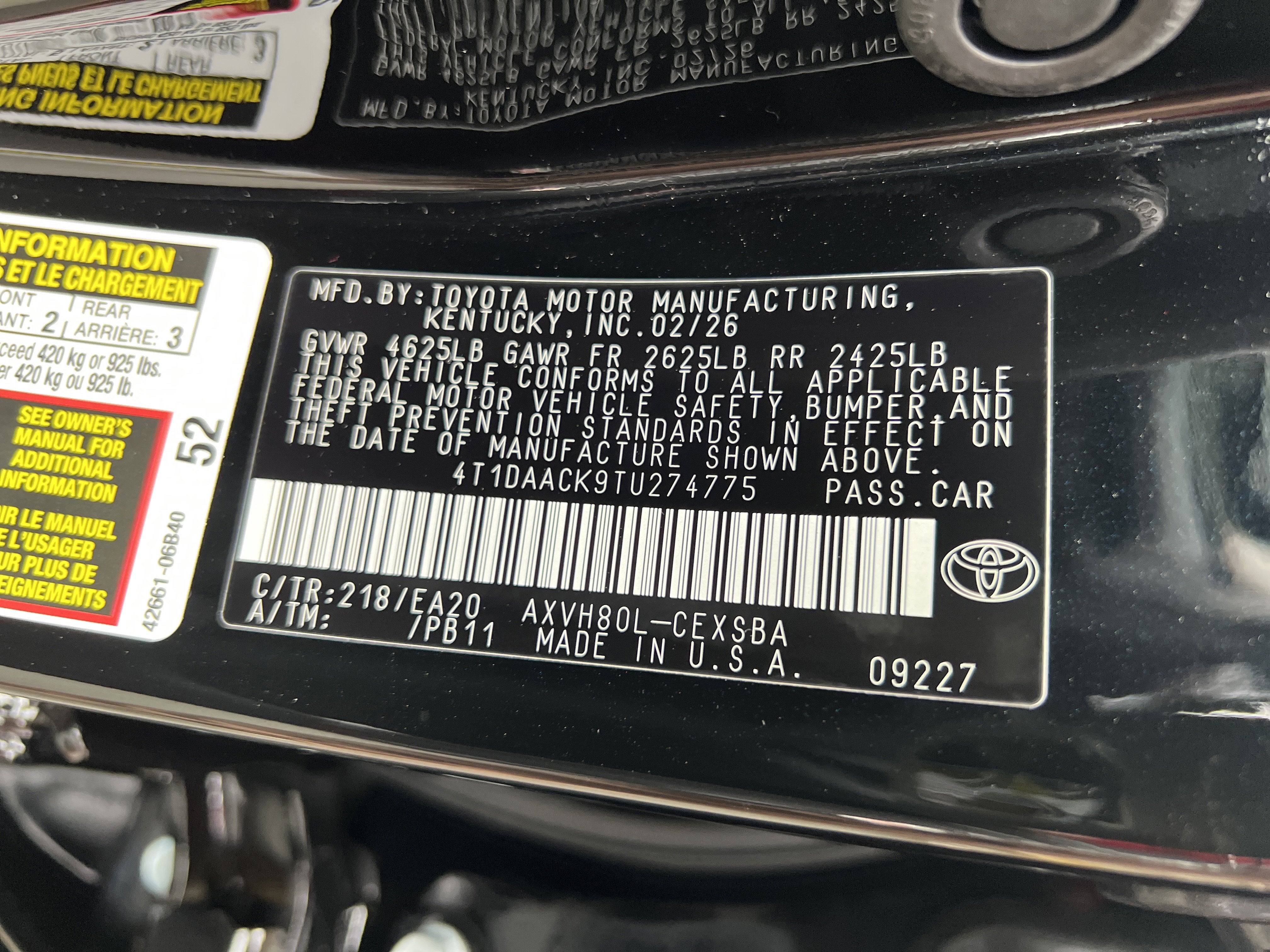 2026 Toyota Camry SE