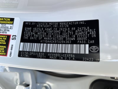 2026 Toyota Camry XSE