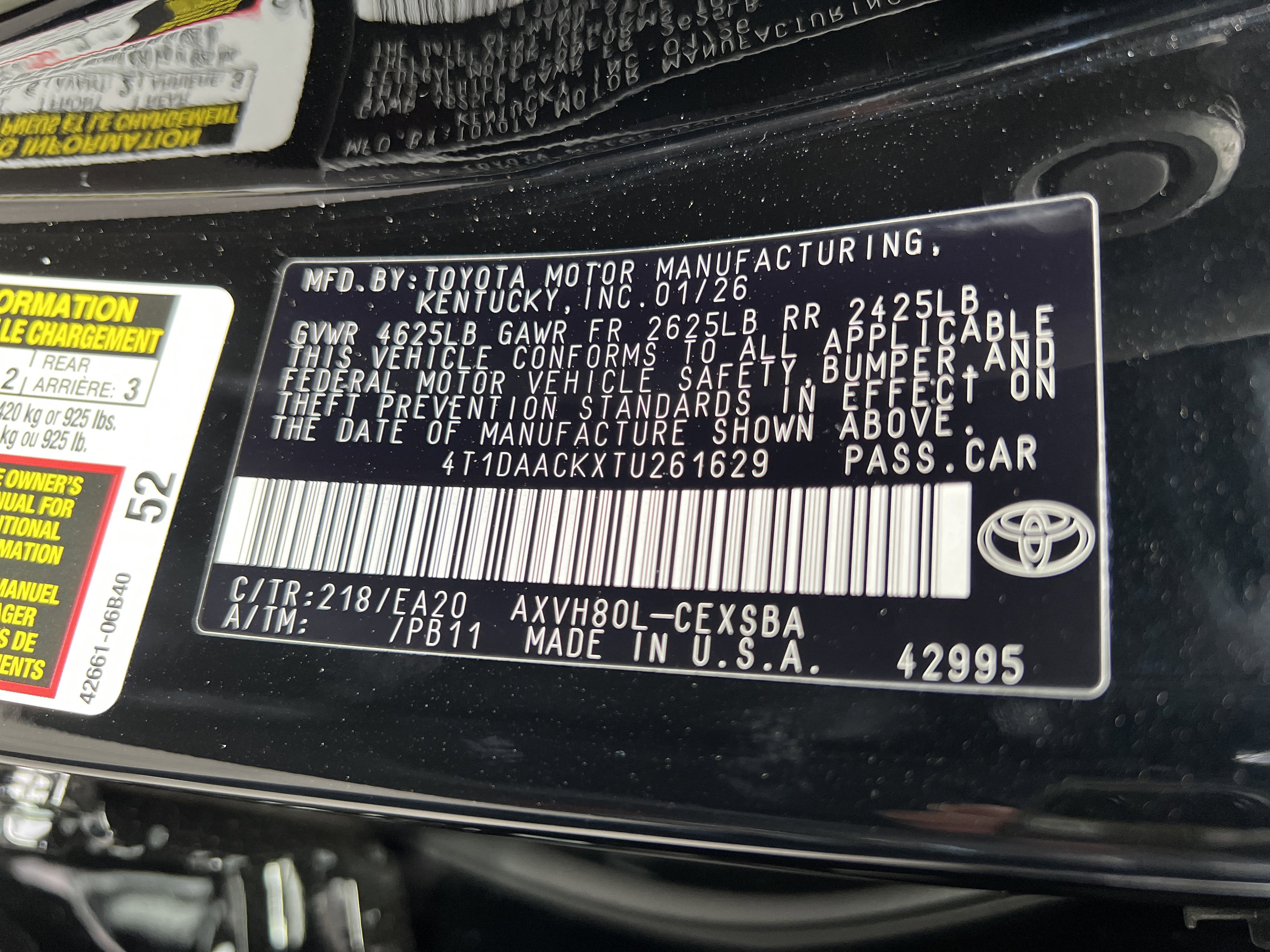 2026 Toyota Camry SE