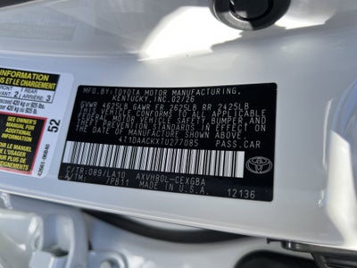 2026 Toyota Camry XLE