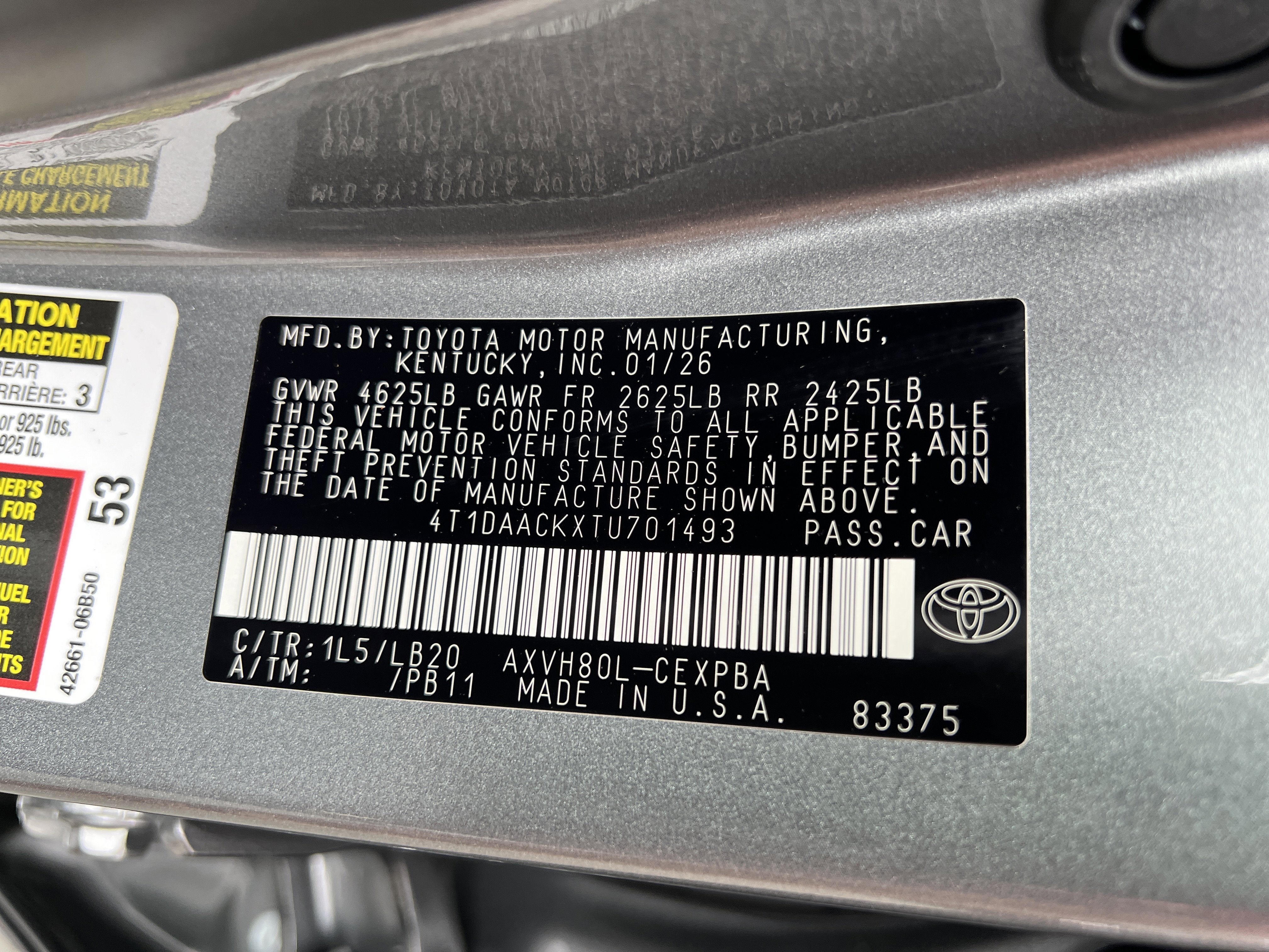 2026 Toyota Camry XSE