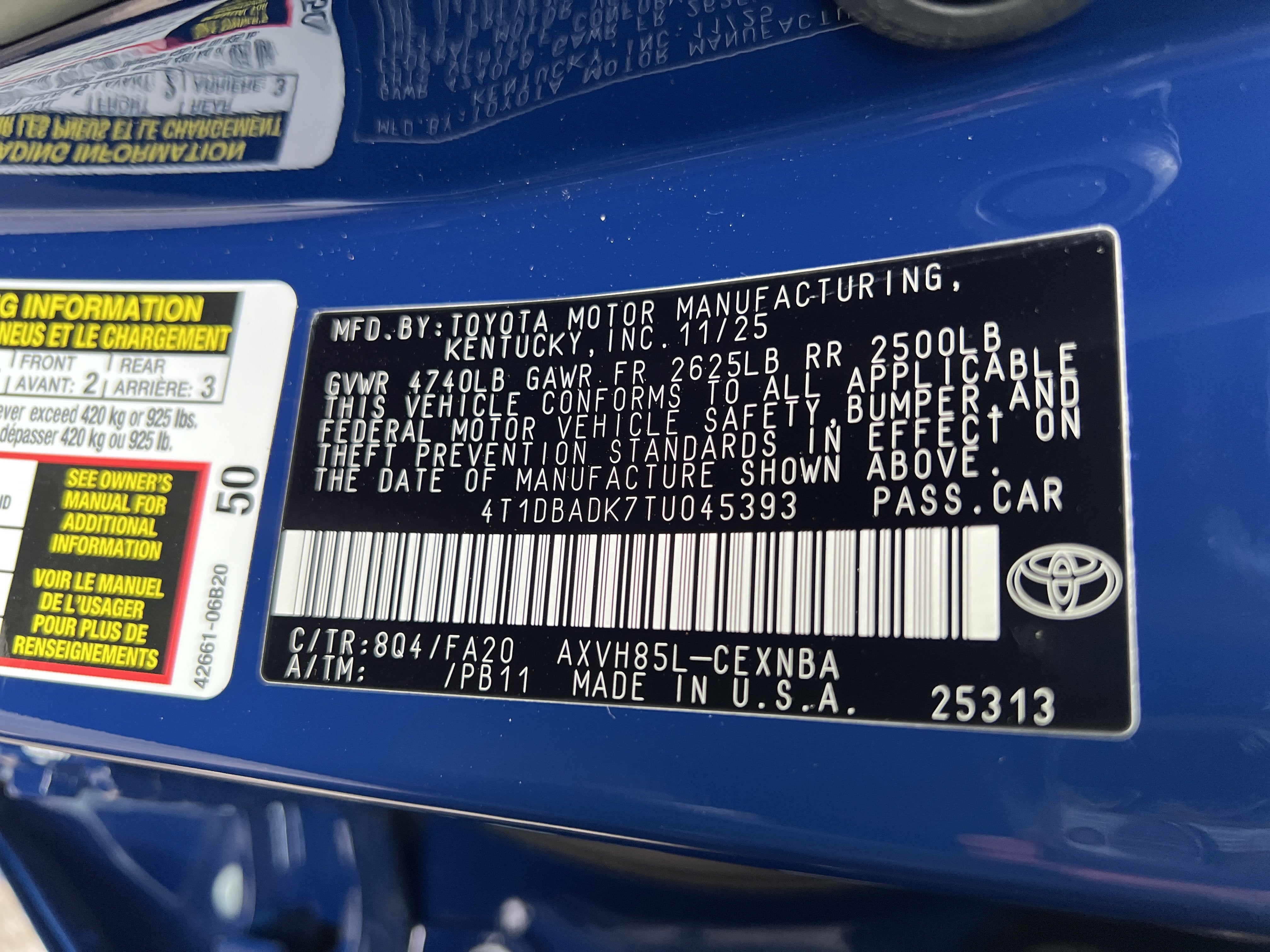 2026 Toyota Camry LE AWD