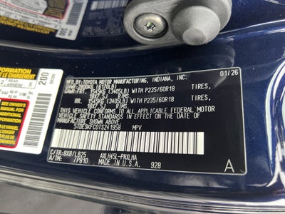 2026 Toyota Sienna Platinum