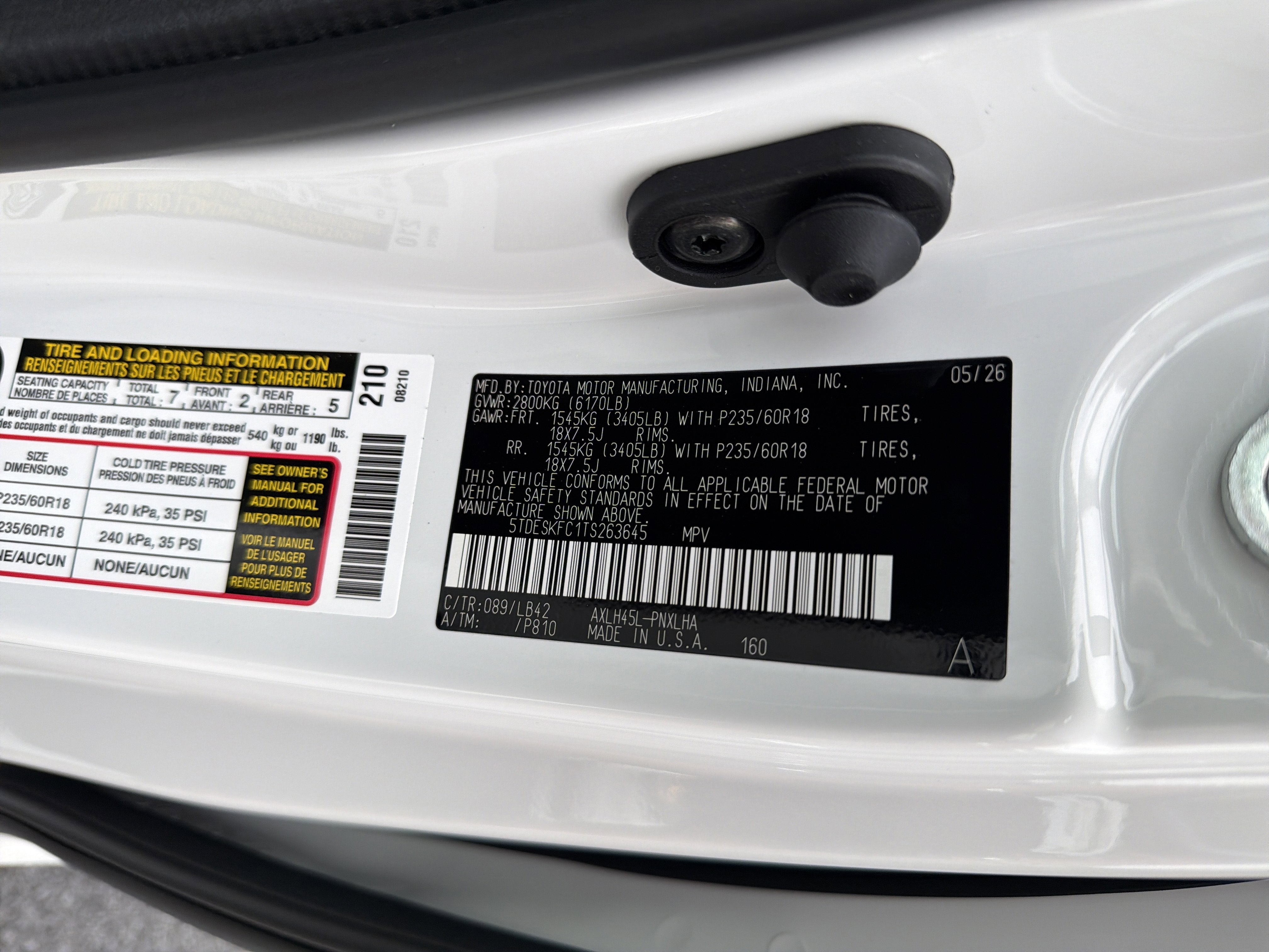 2026 Toyota Sienna Platinum