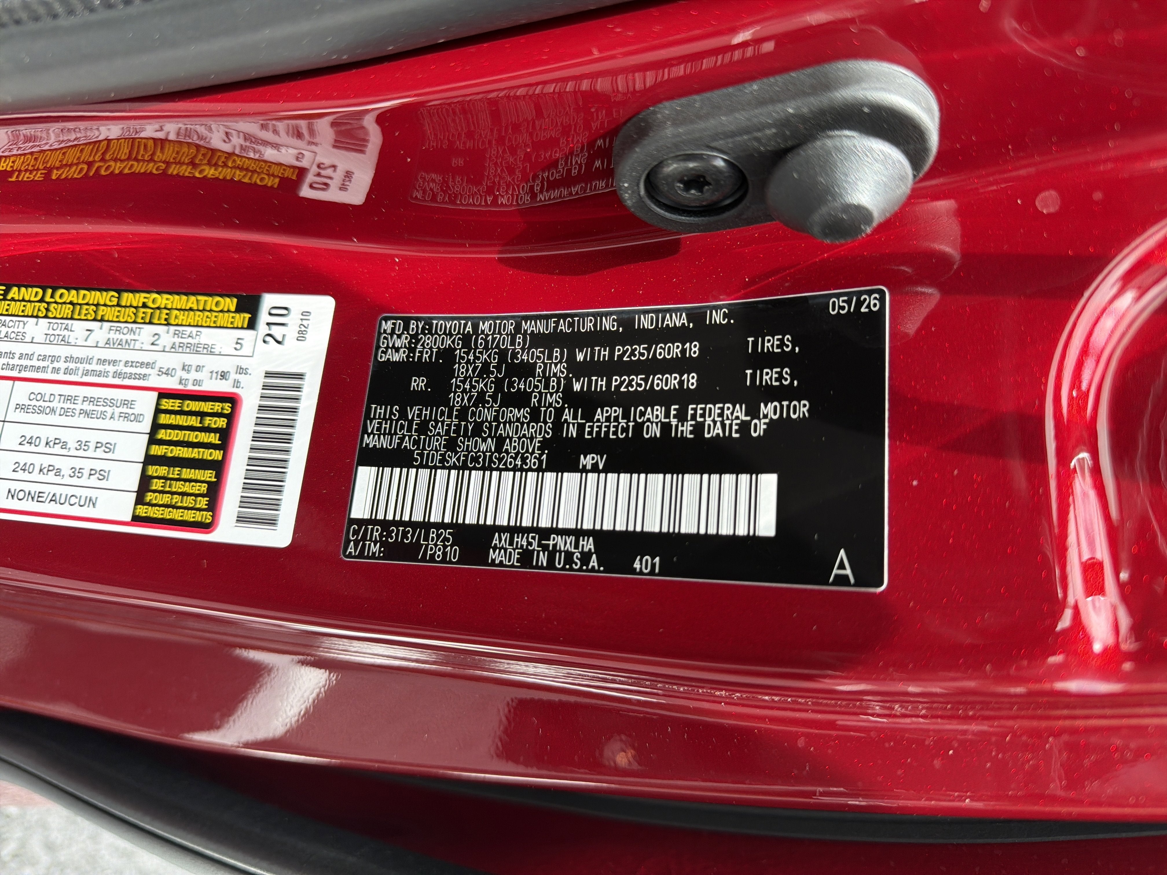 2026 Toyota Sienna Platinum
