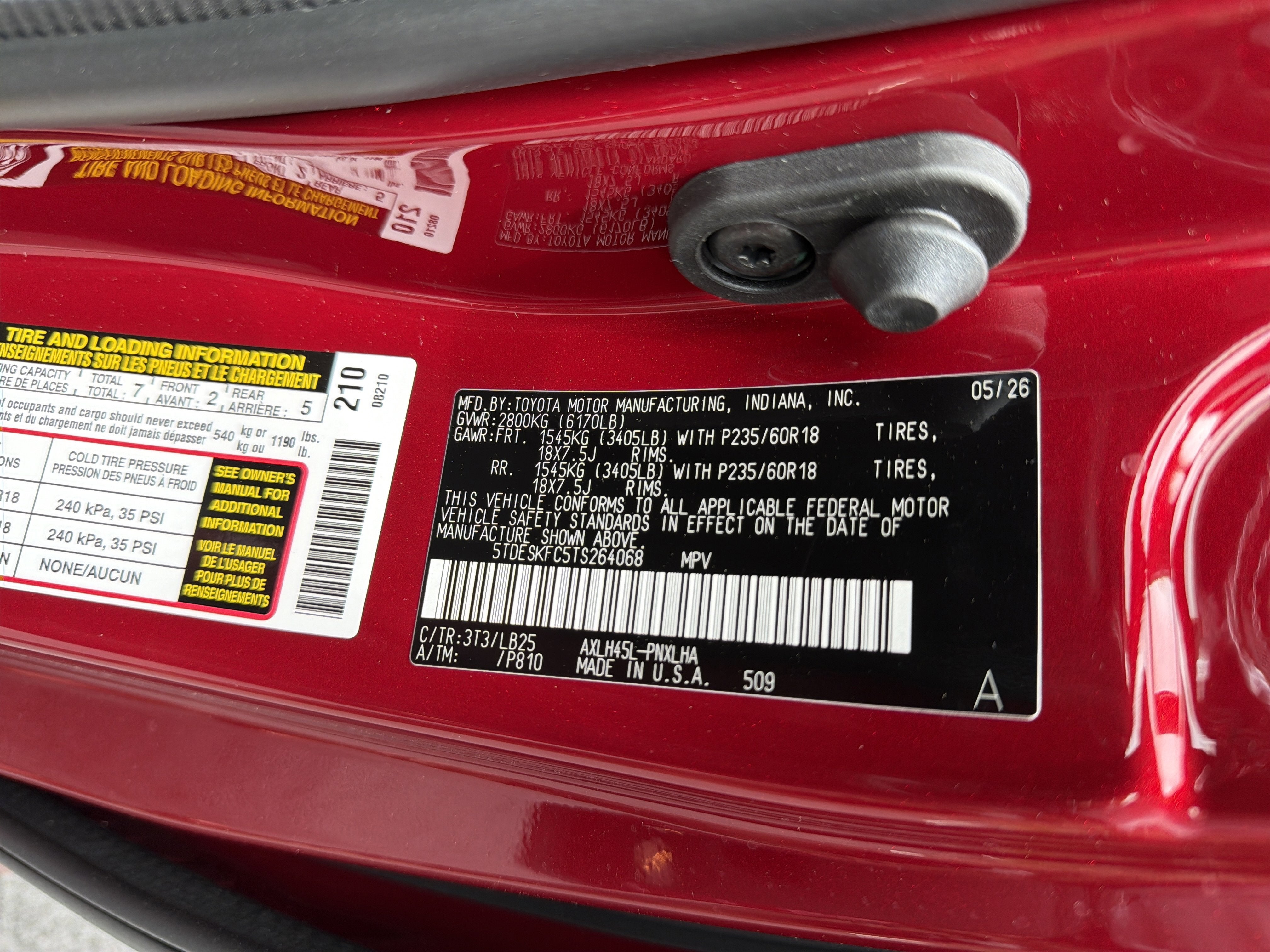 2026 Toyota Sienna Platinum