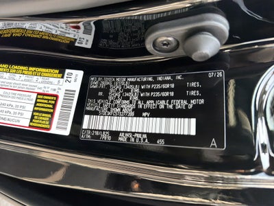 2026 Toyota Sienna Platinum