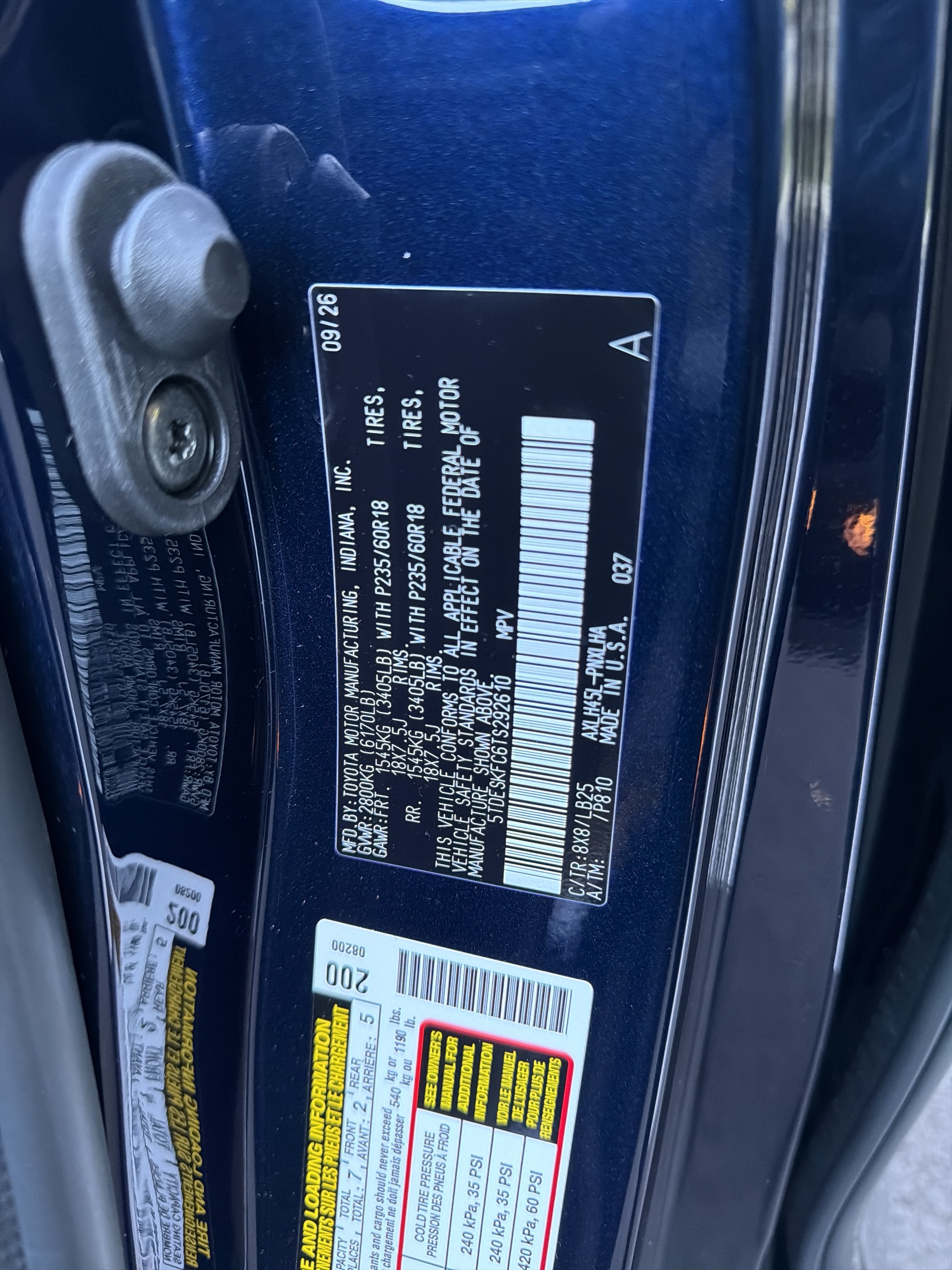 2026 Toyota Sienna Platinum