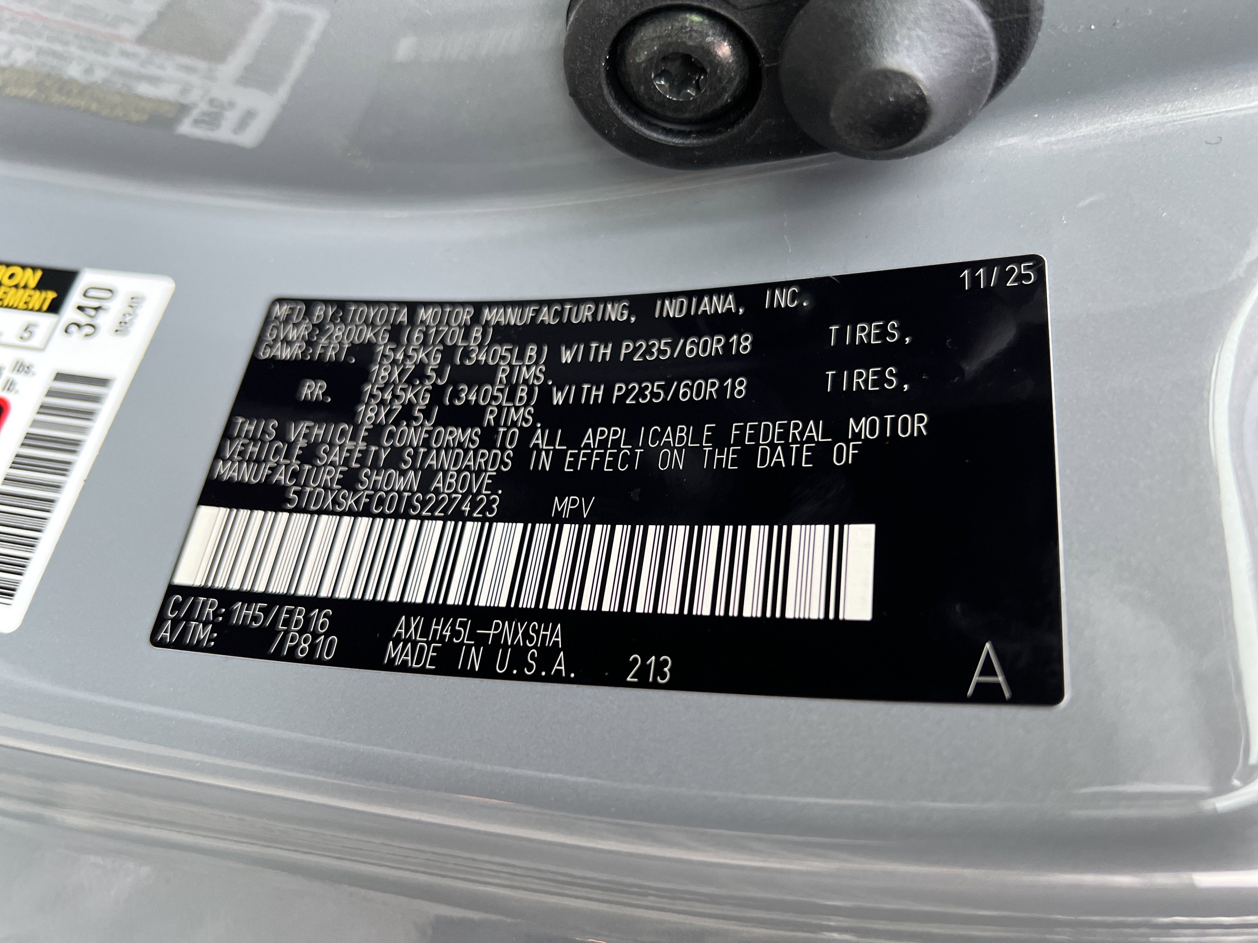 2026 Toyota Sienna XSE