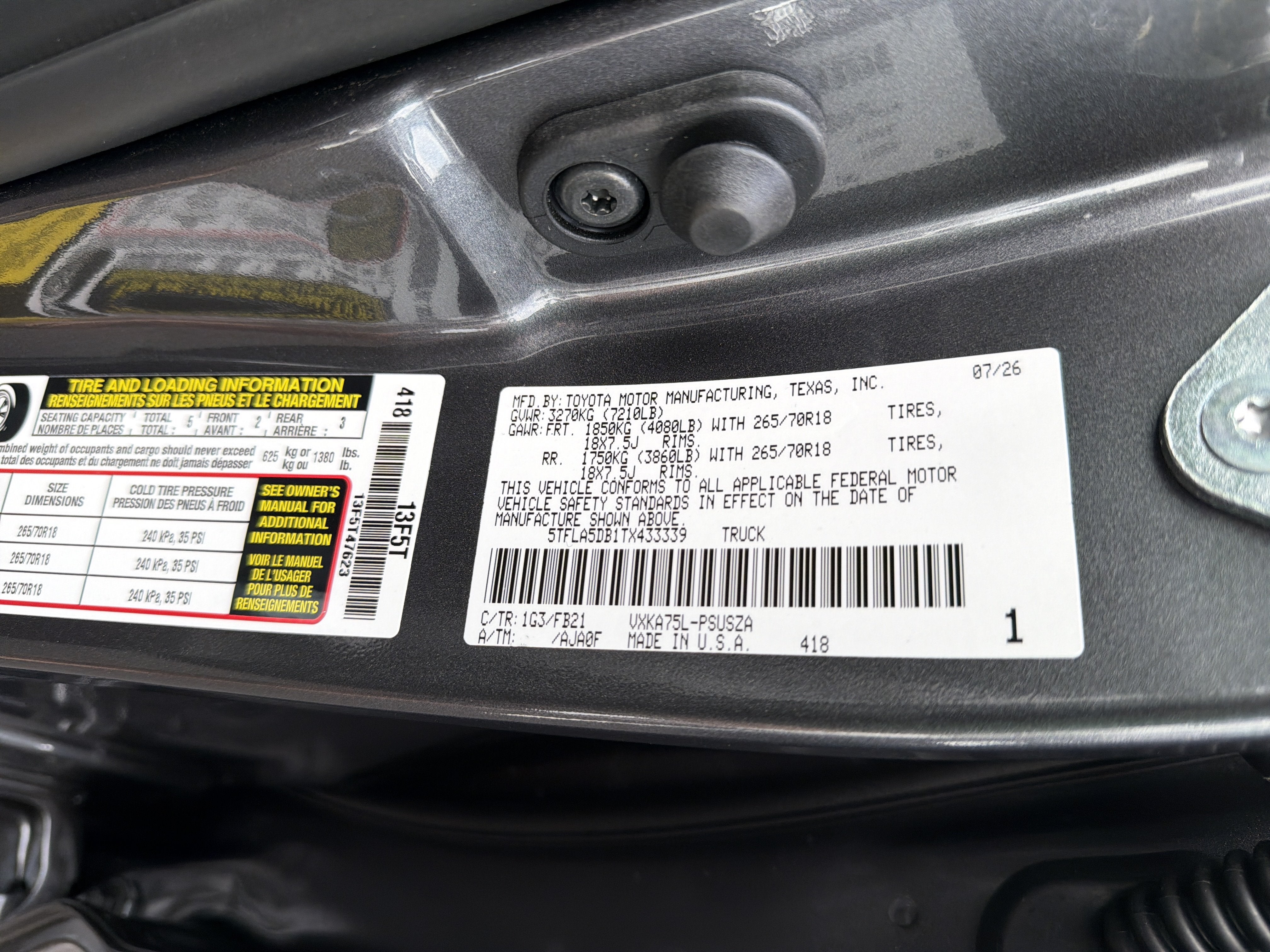 2026 Toyota Tundra SR5