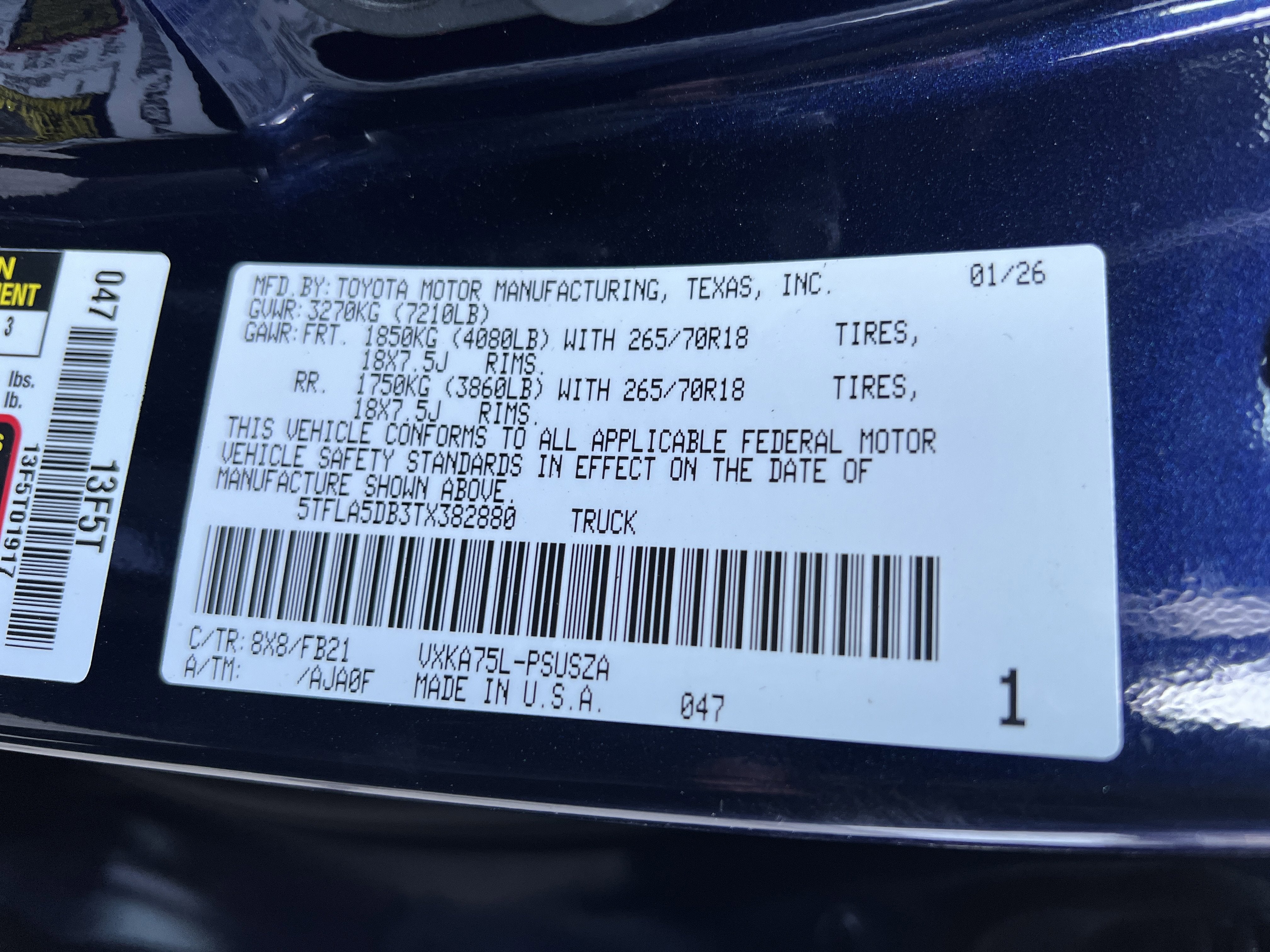 2026 Toyota Tundra SR5