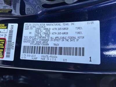 2026 Toyota Tundra SR5