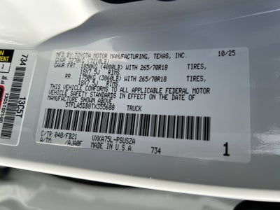 2026 Toyota Tundra SR5