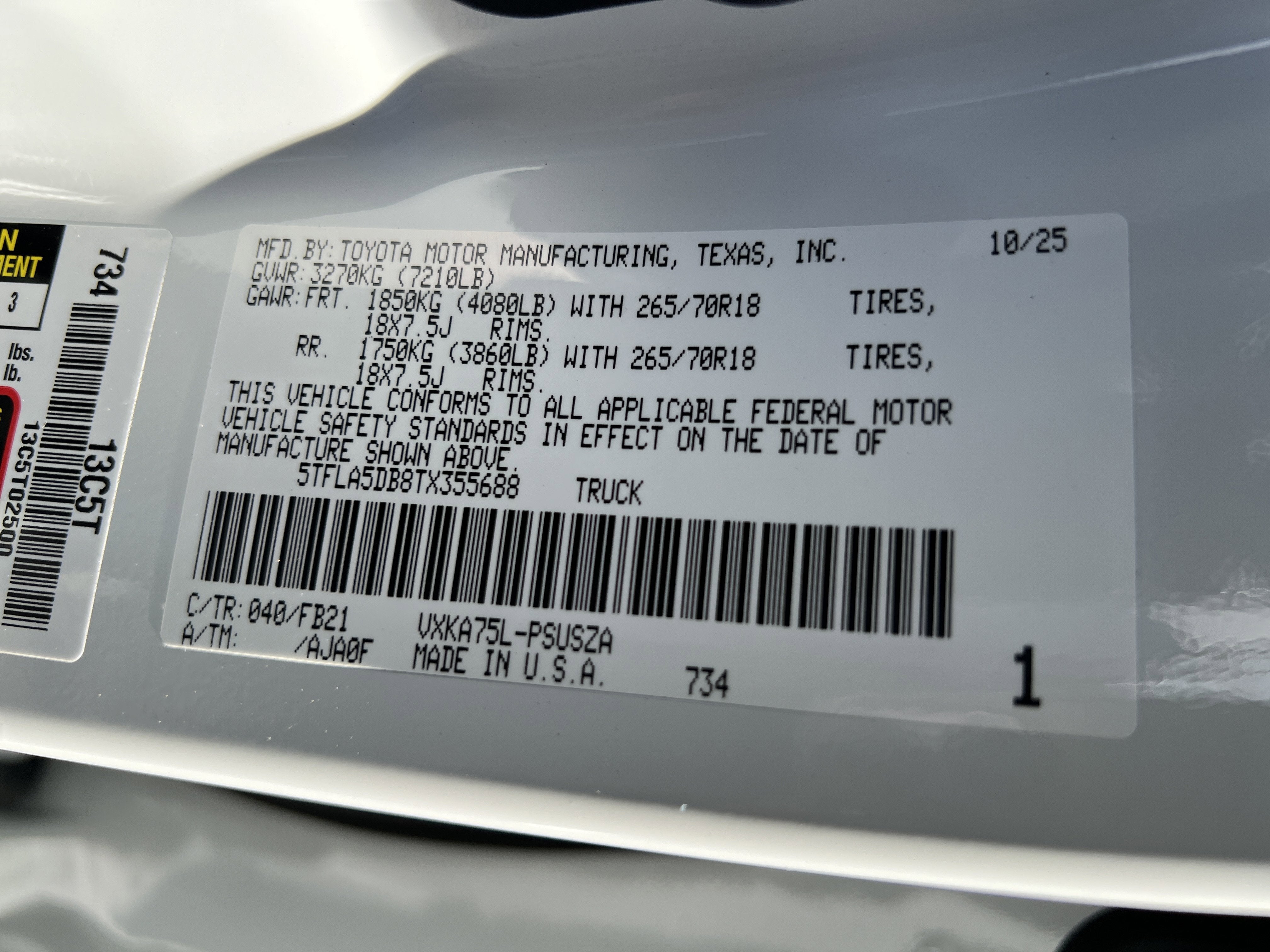 2026 Toyota Tundra SR5