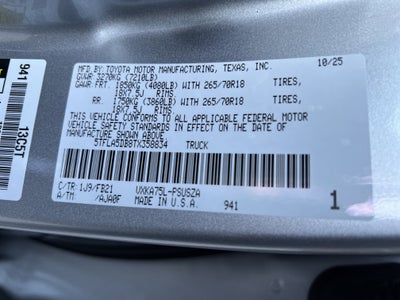 2026 Toyota Tundra SR5